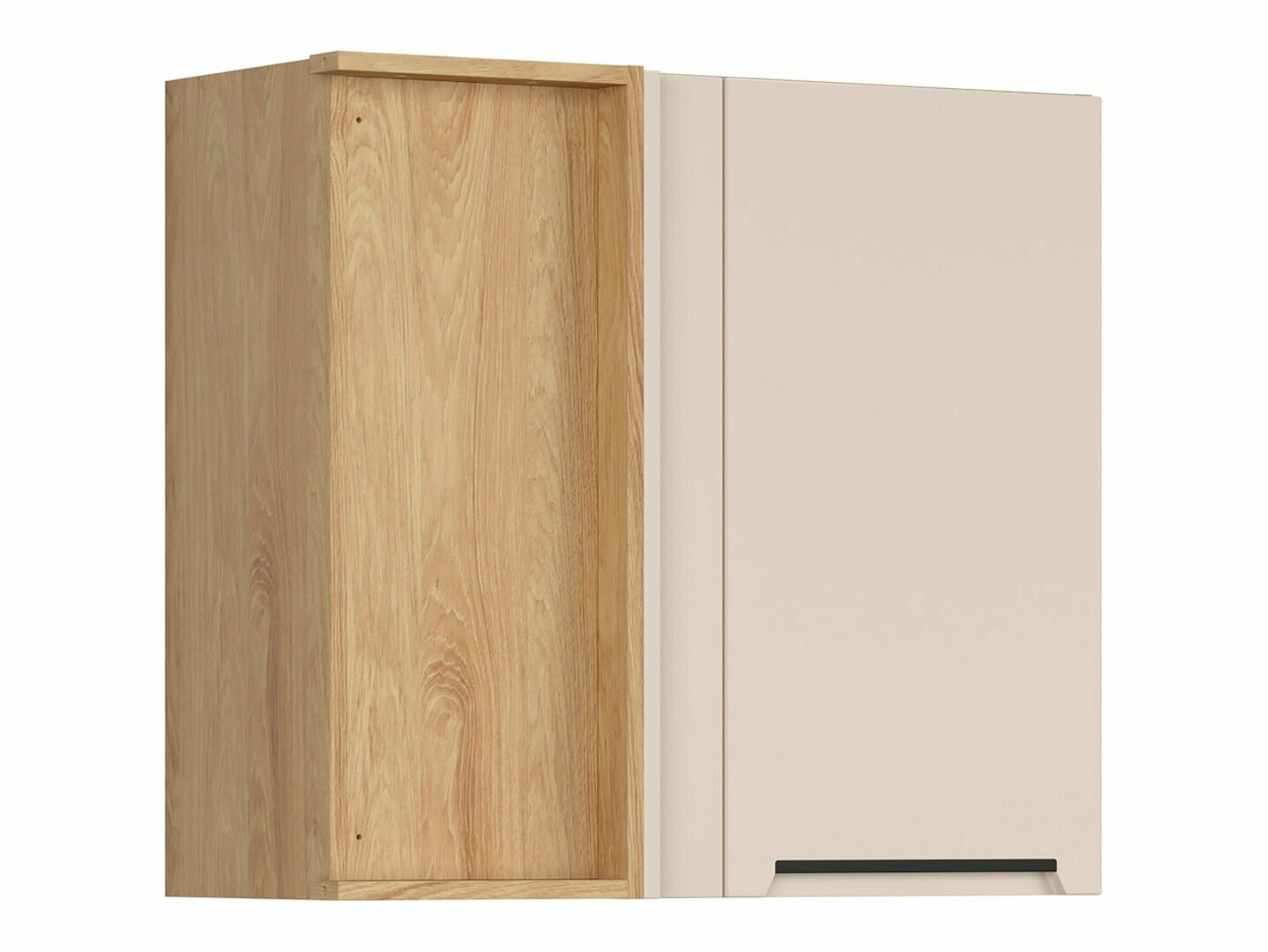 Dulap modular de colț pentru perete Riso Beige 156