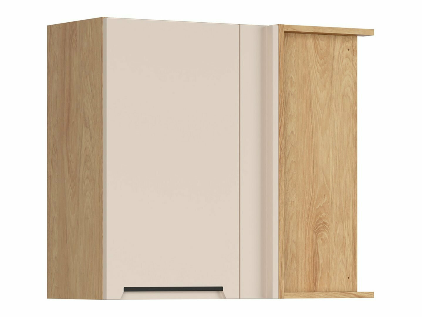 Dulap modular de colț pentru perete Riso Beige 156