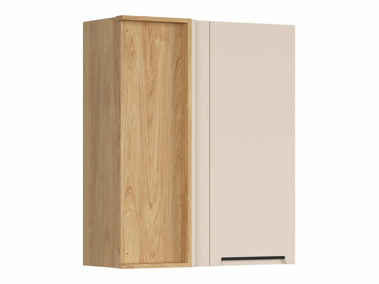 Dulap modular de colț pentru perete Riso Beige 157