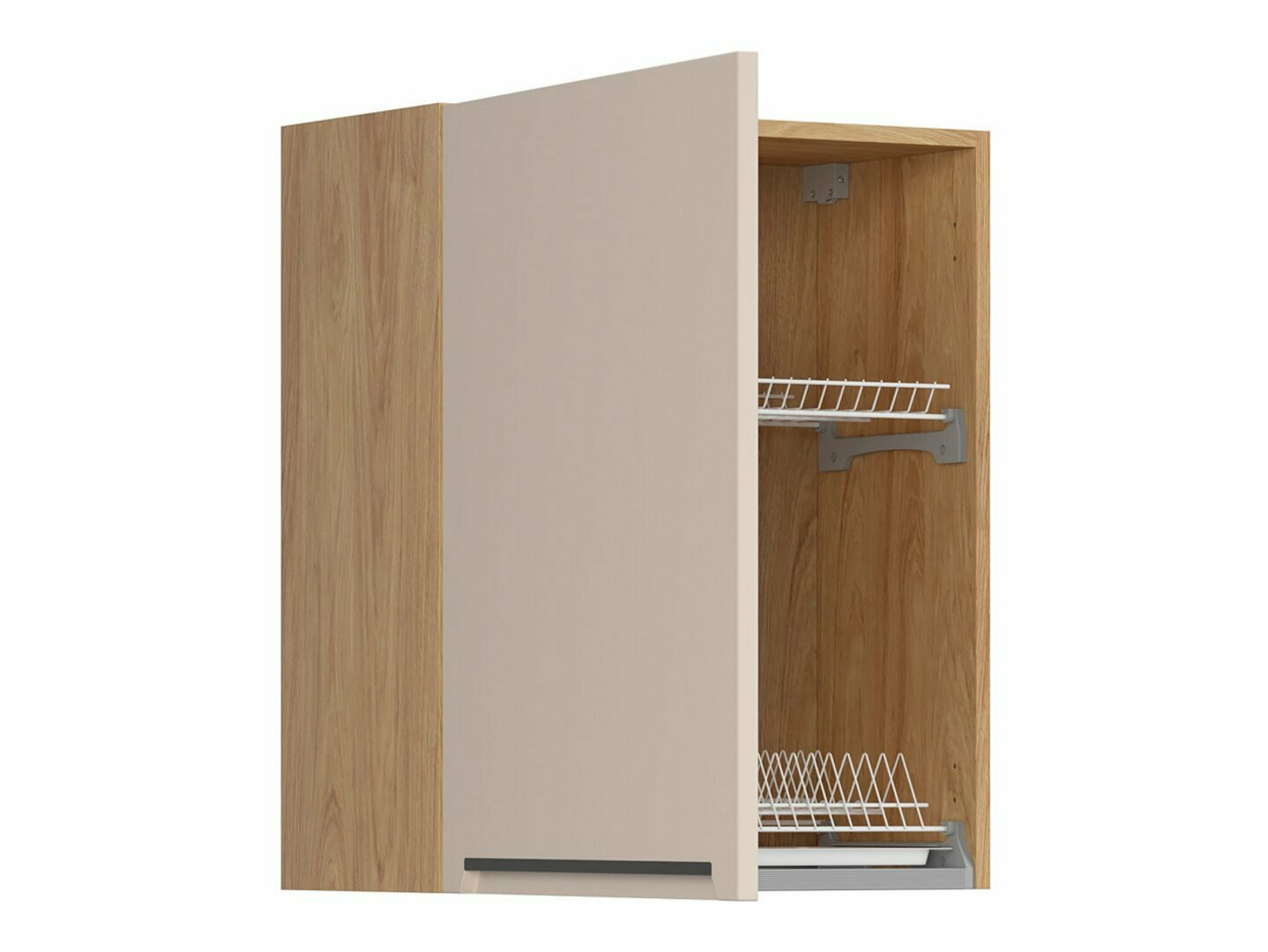 Dulap modular de perete cu suport pentru vase Riso Beige 153
