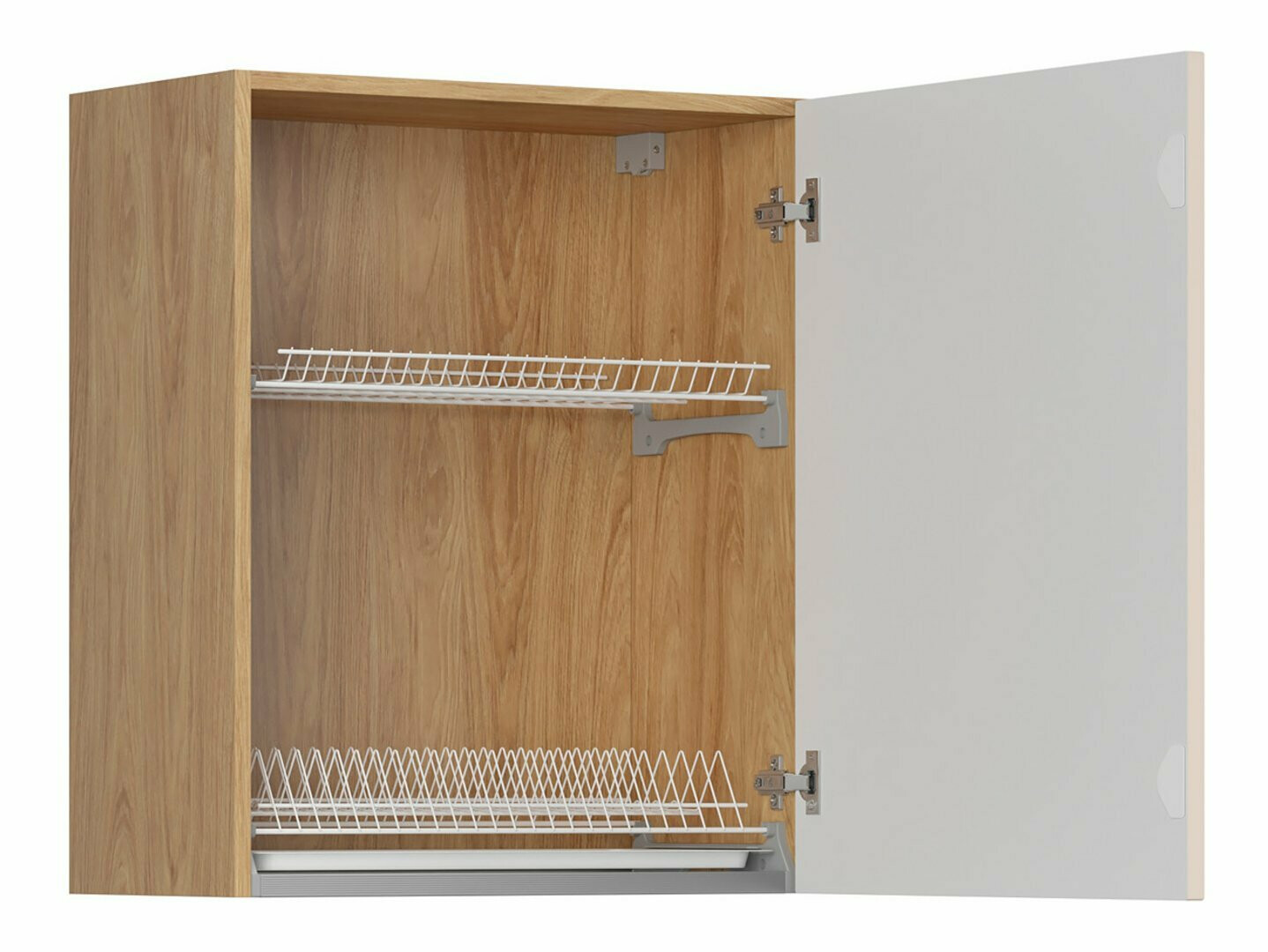 Dulap modular de perete cu suport pentru vase Riso Beige 153