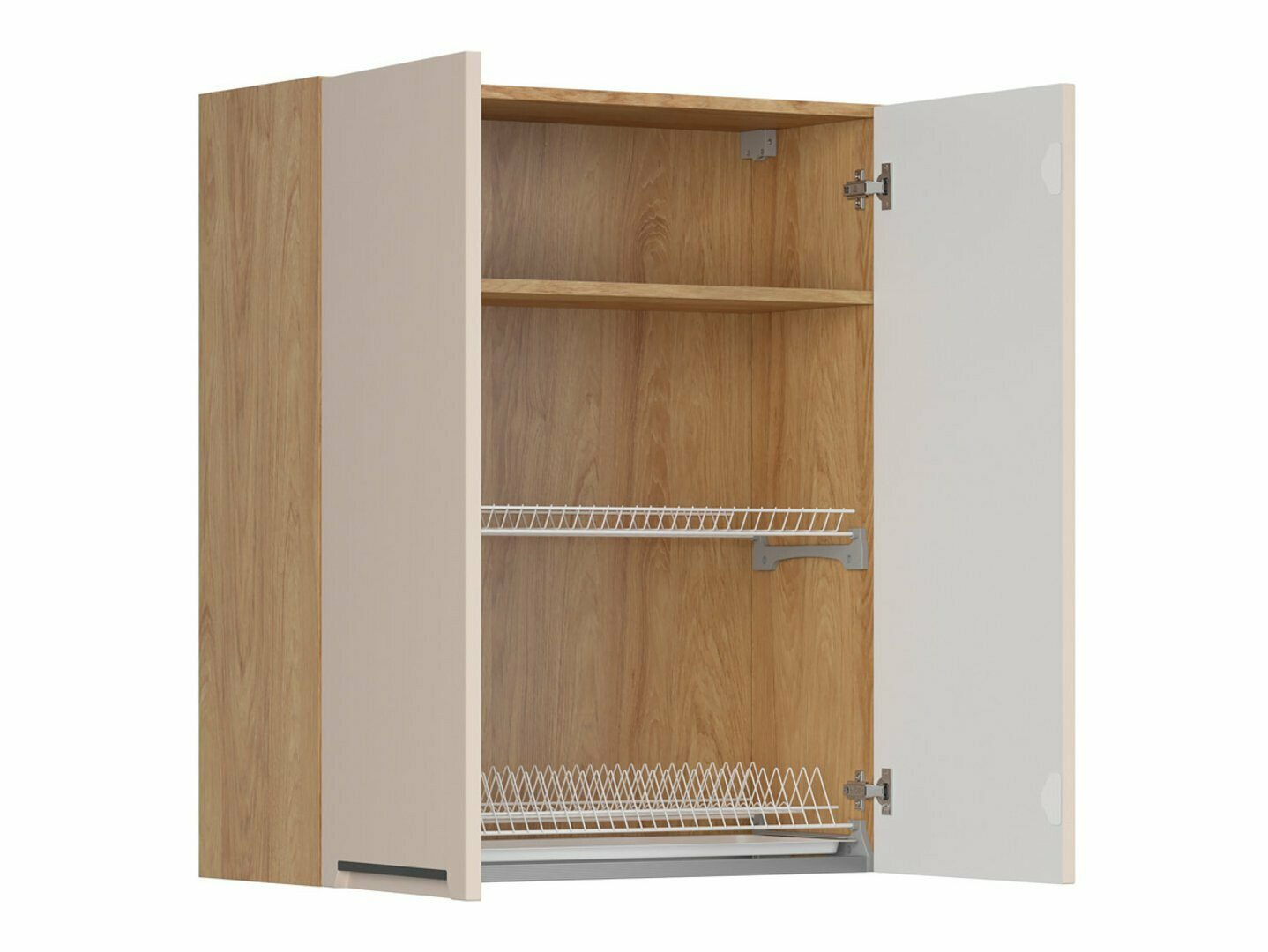 Dulap modular de perete cu suport pentru vase Riso Beige 155