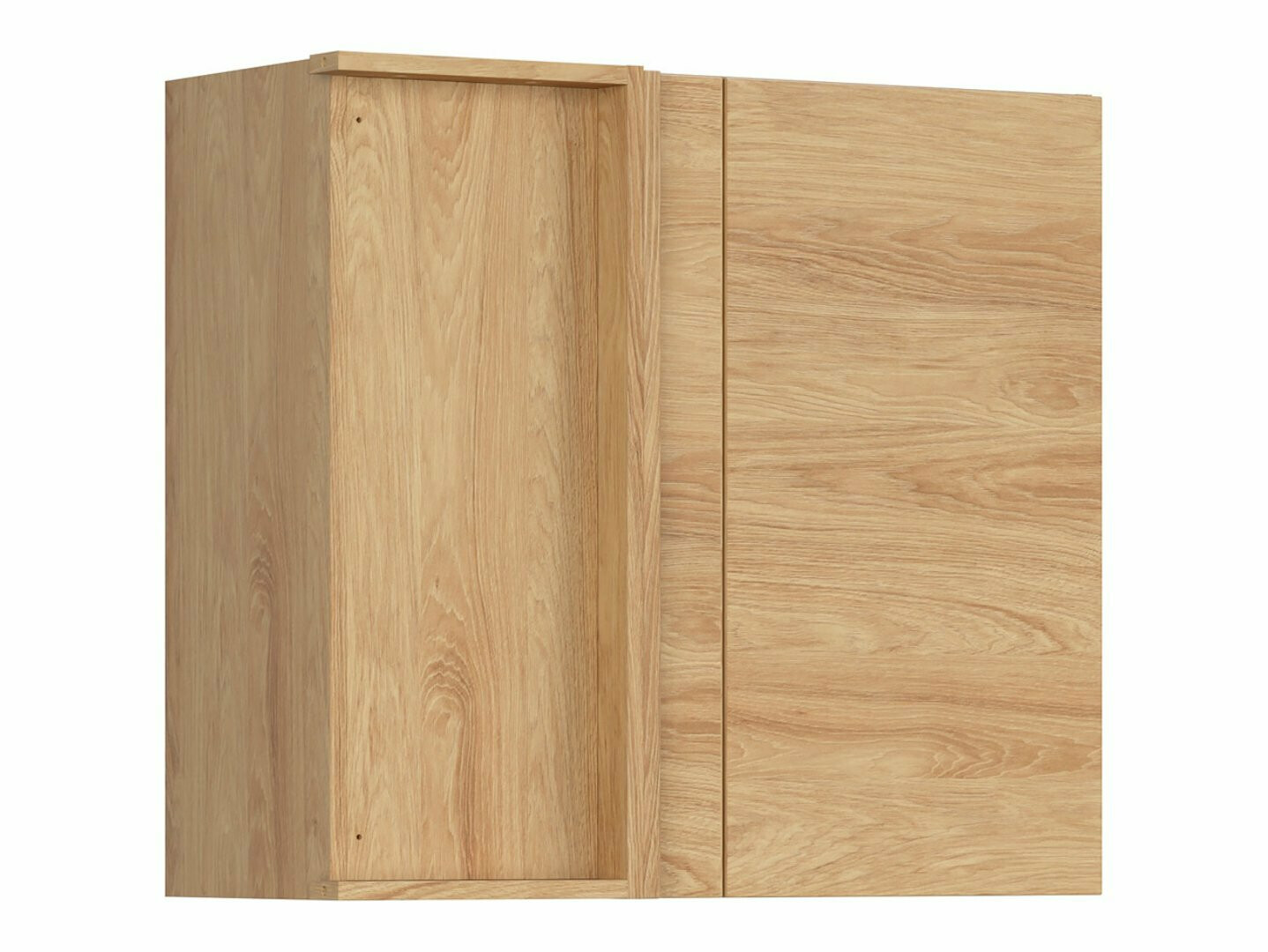 Dulap modular de colț pentru perete Amper Oak 155