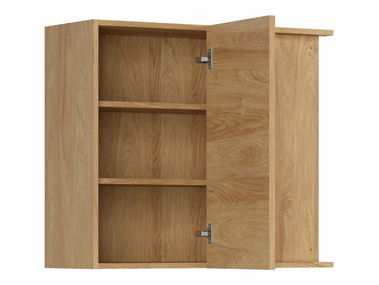 Dulap modular de colț pentru perete Amper Oak 155