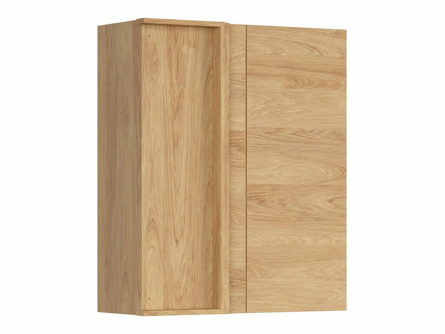 Dulap modular de colț pentru perete Amper Oak 156
