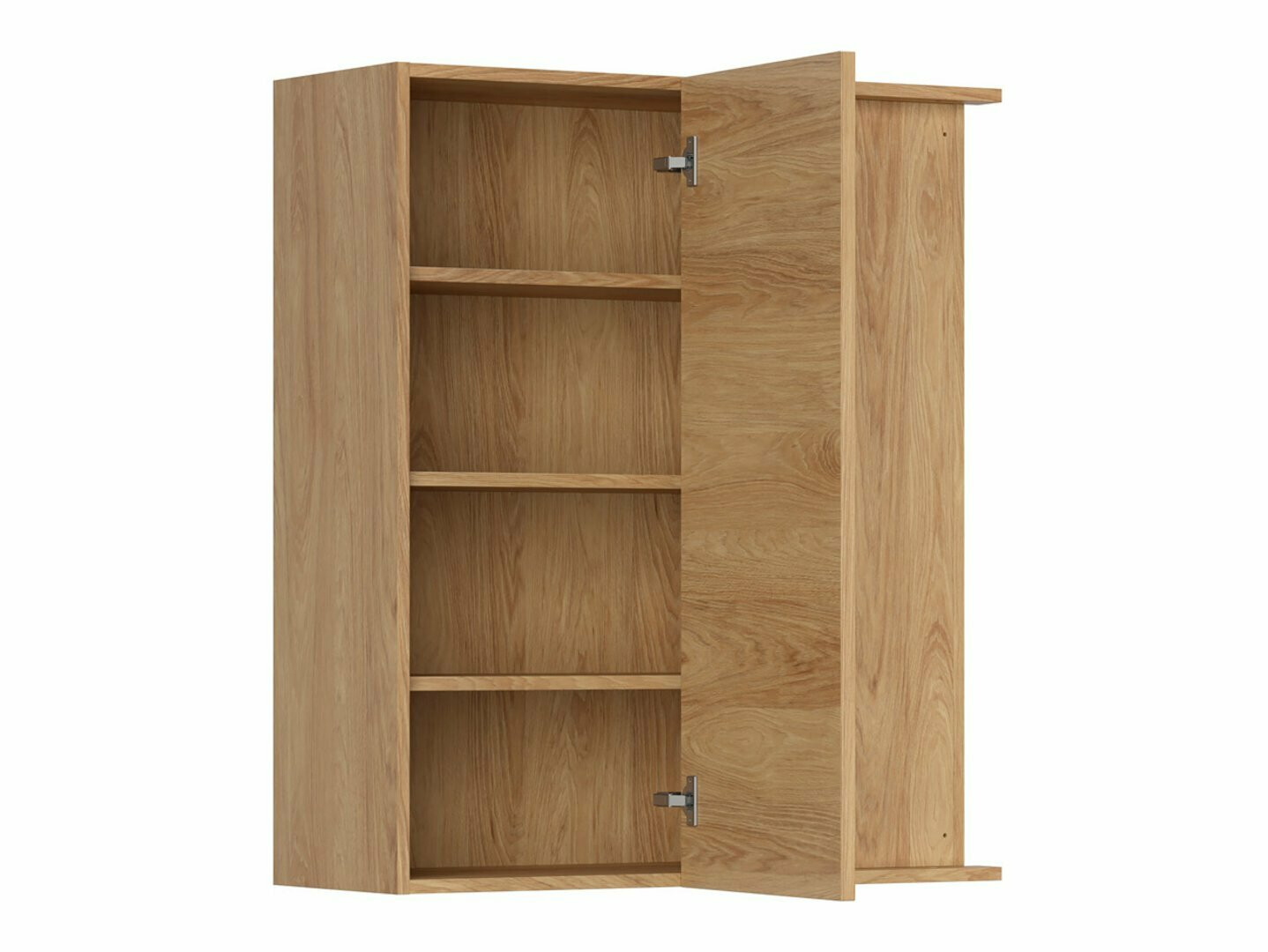Dulap modular de colț pentru perete Amper Oak 156