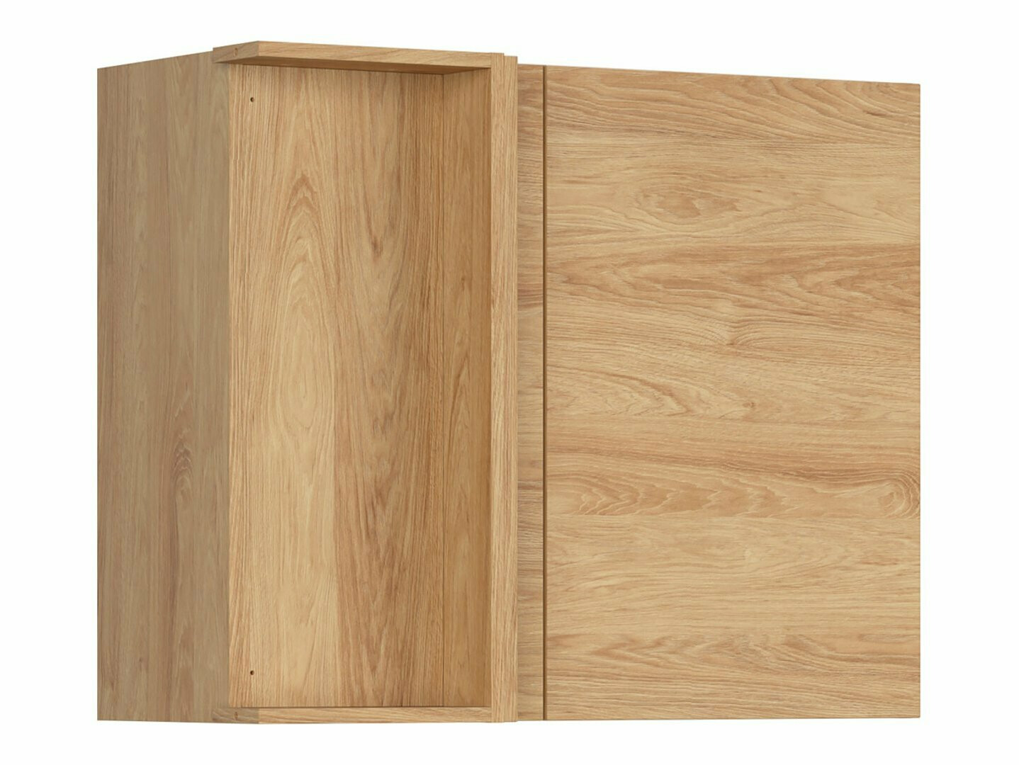Dulap modular de colț pentru perete Amper Oak 157