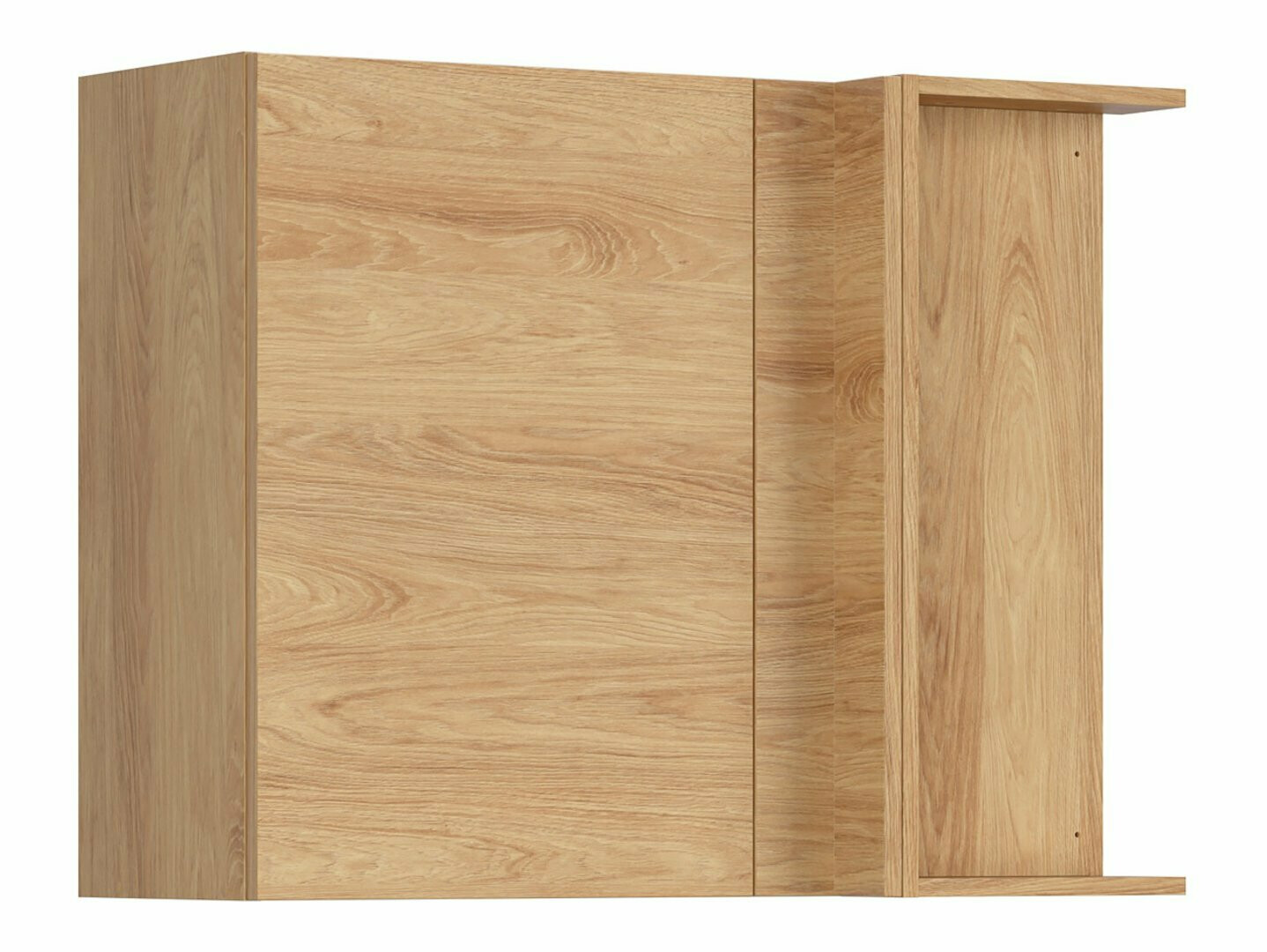 Dulap modular de colț pentru perete Amper Oak 157