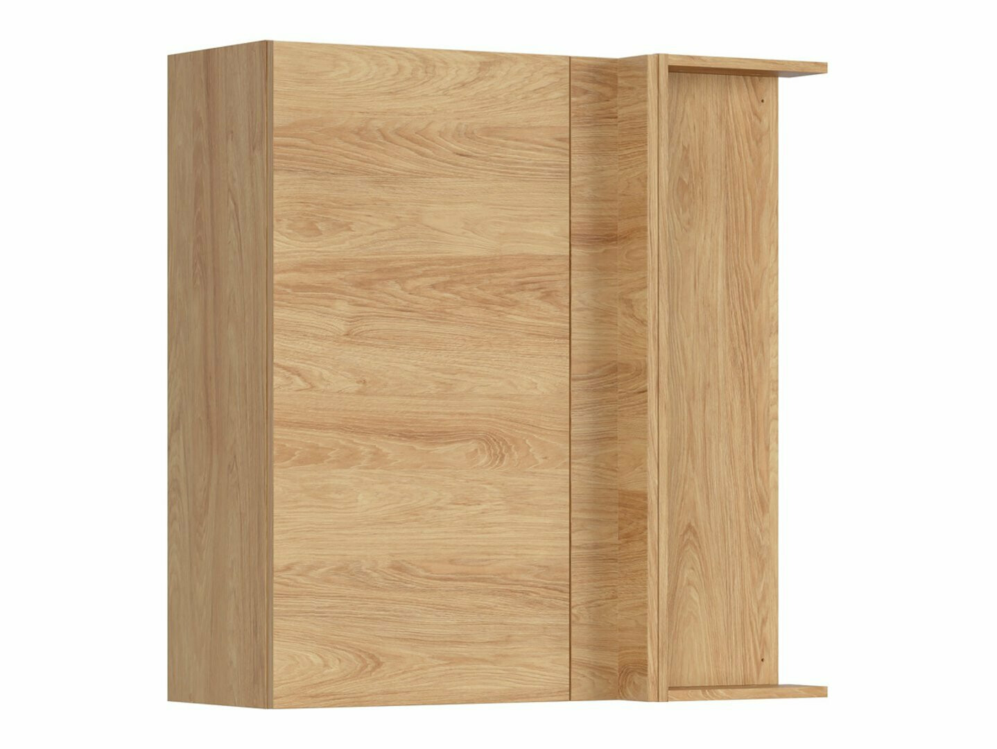 Dulap modular de colț pentru perete Amper Oak 158