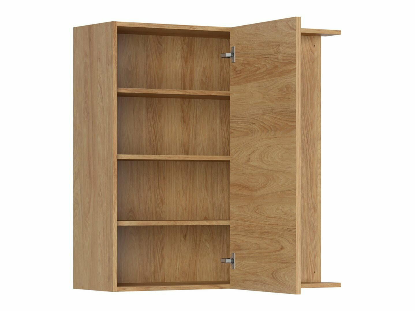Dulap modular de colț pentru perete Amper Oak 158