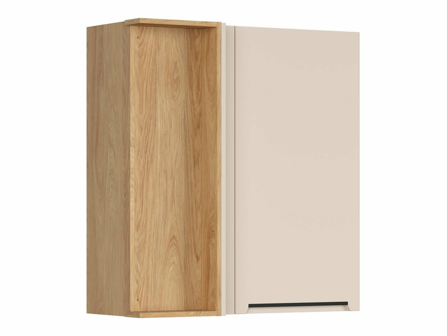Dulap modular de colț pentru perete Riso Beige 159