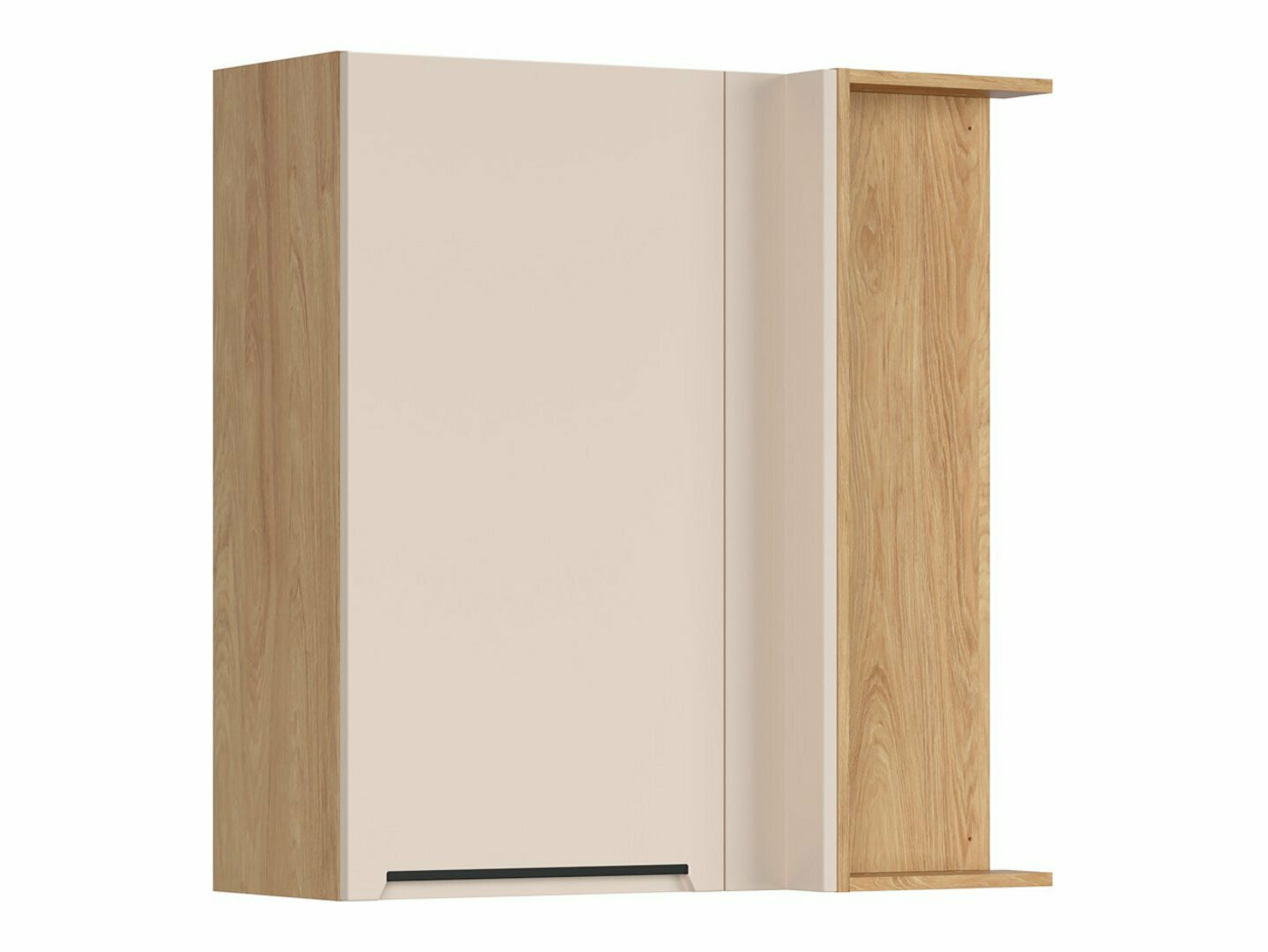 Dulap modular de colț pentru perete Riso Beige 159