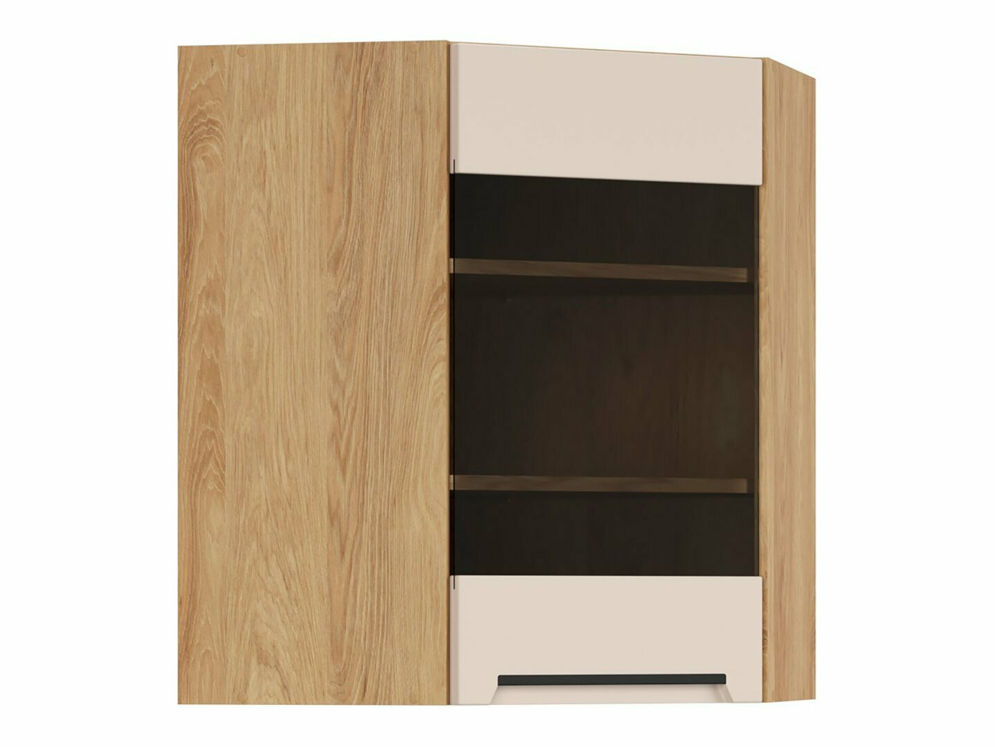 Dulap modular de colț pentru perete Riso Beige 161