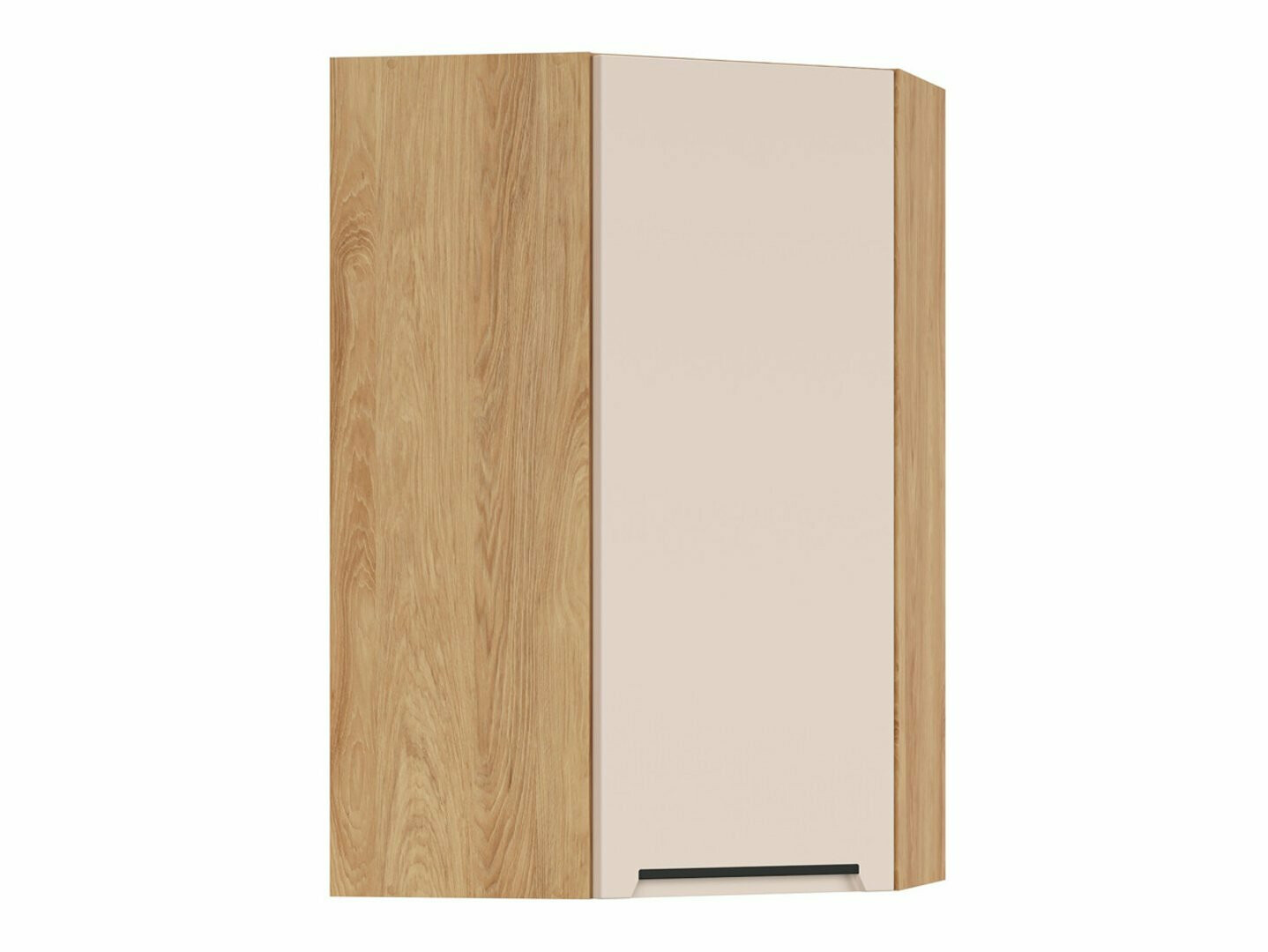 Dulap modular de colț pentru perete Riso Beige 162