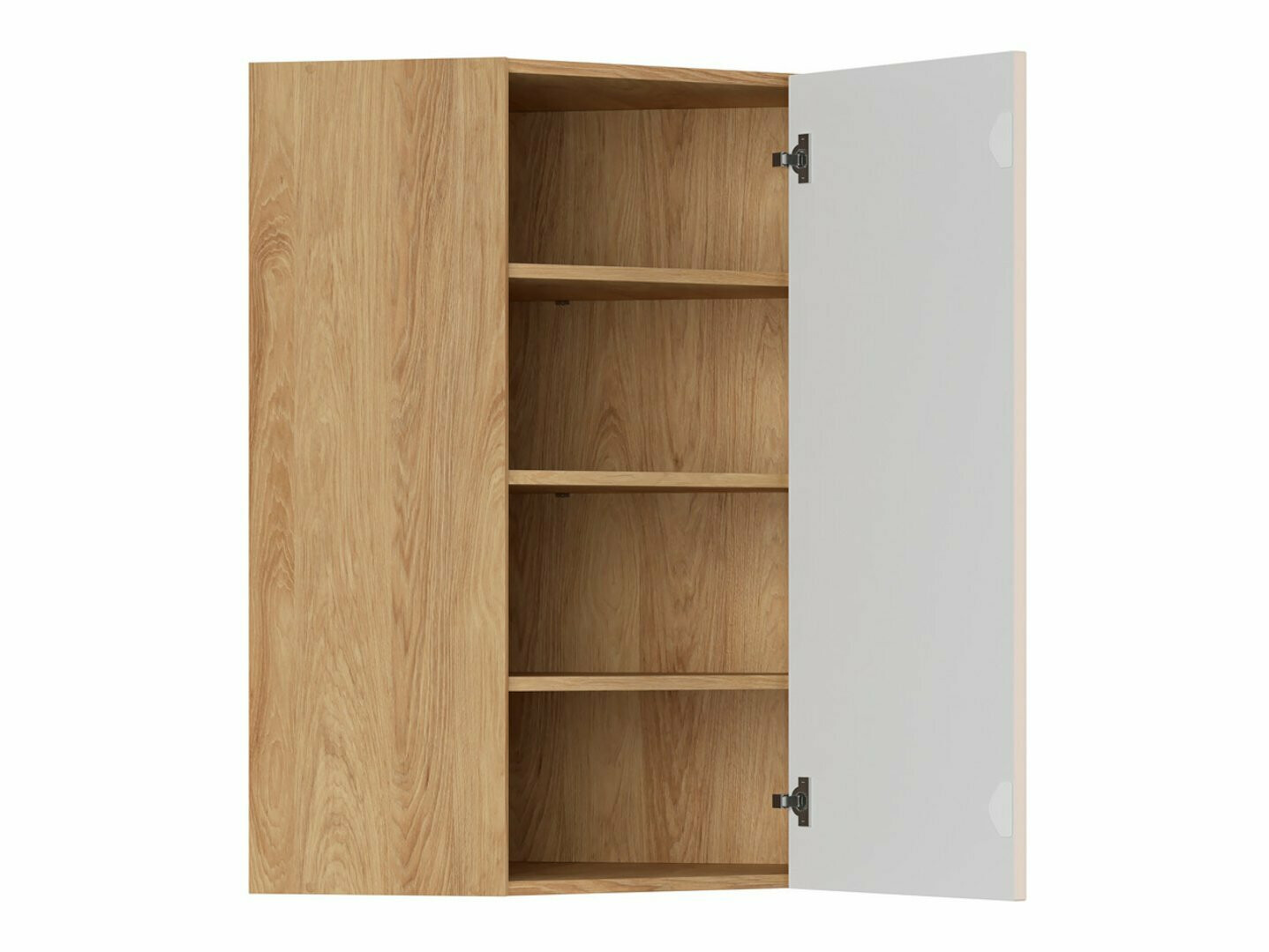 Dulap modular de colț pentru perete Riso Beige 162