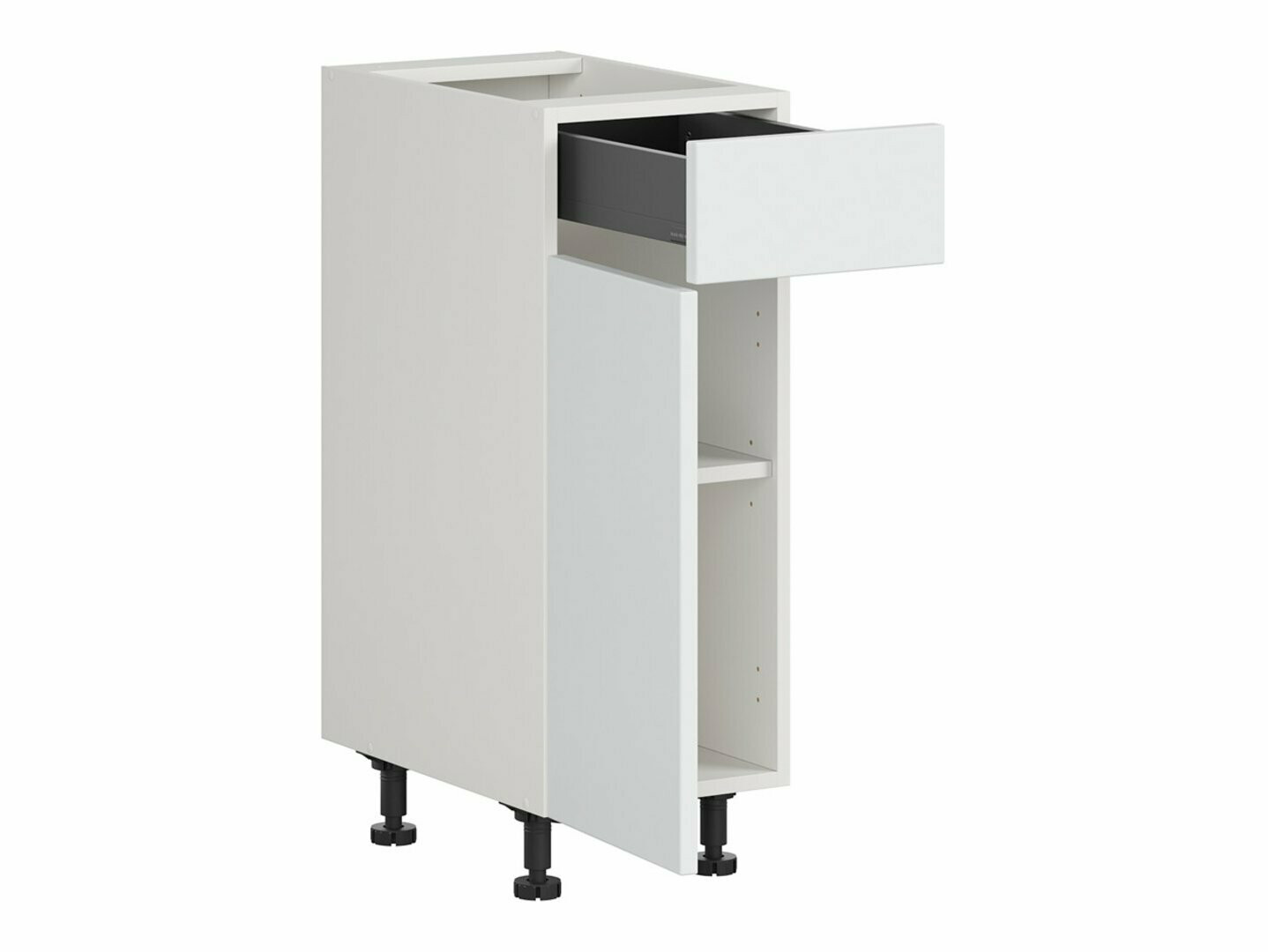 Dulap modular cu sertar și uși Top White 102