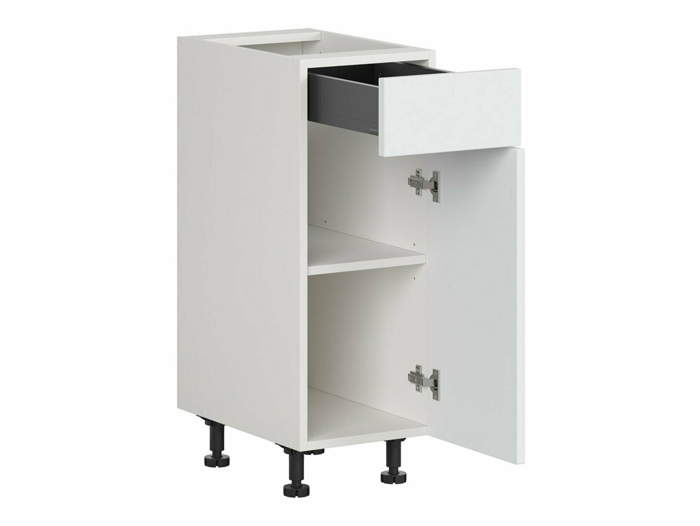 Dulap modular cu sertar și uși Top White 102