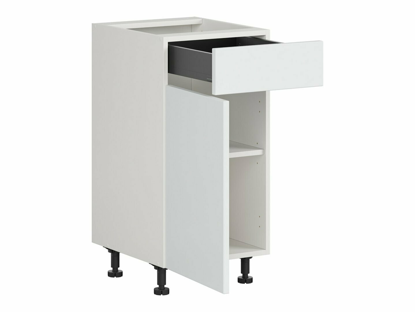 Dulap modular cu sertar și uși Top White 103