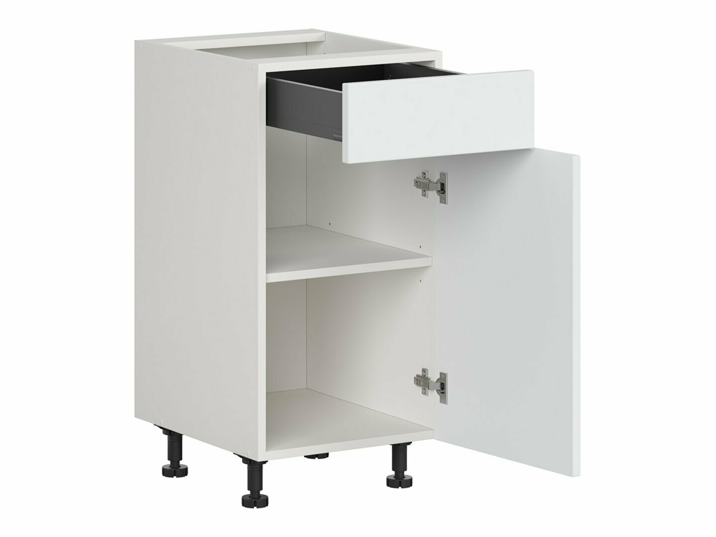 Dulap modular cu sertar și uși Top White 103