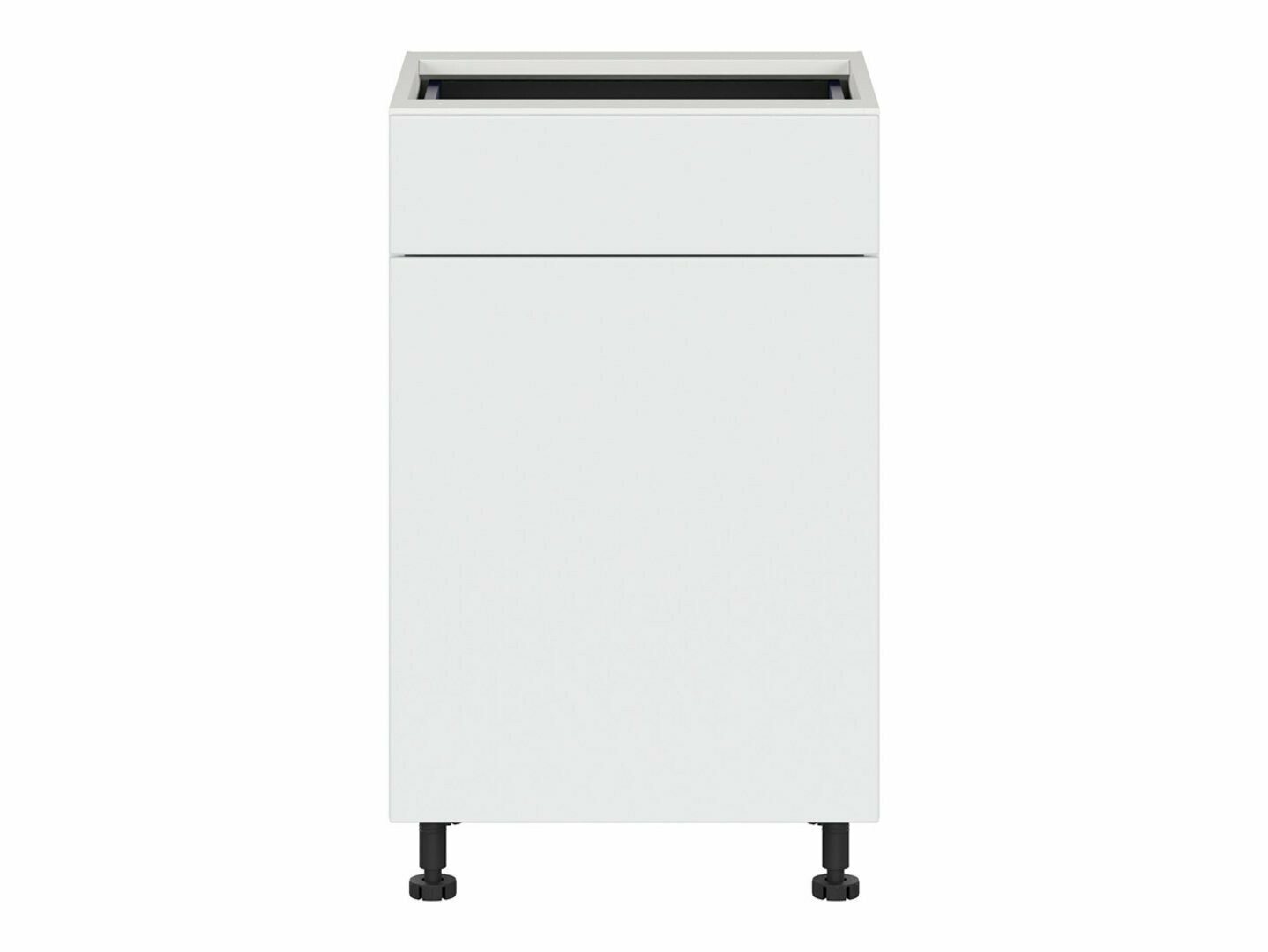 Dulap modular cu sertar și uși Top White 104