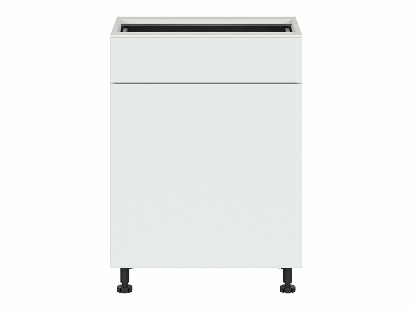 Dulap modular cu sertar și uși Top White 105