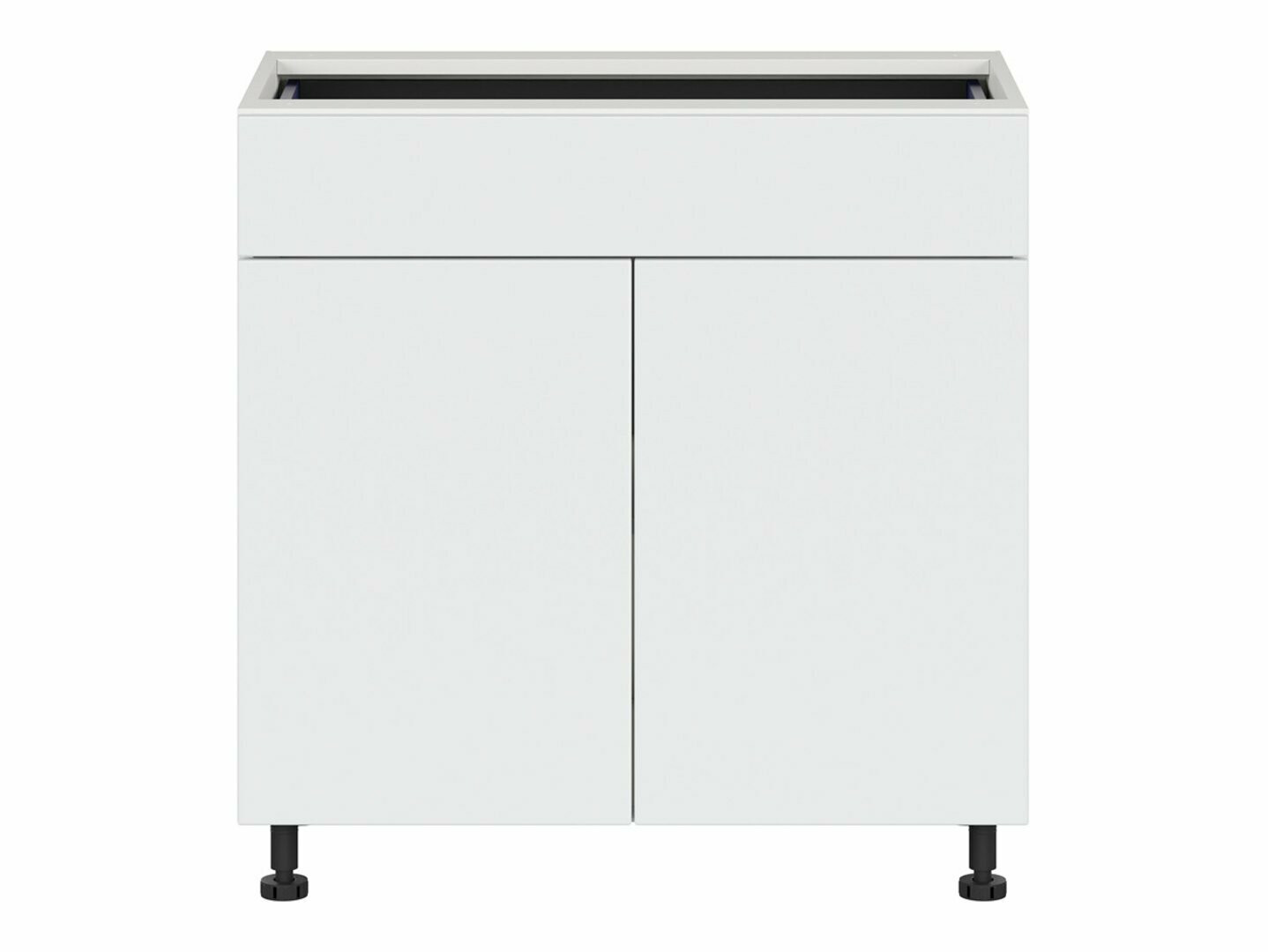 Dulap modular cu sertar și uși Top White 106