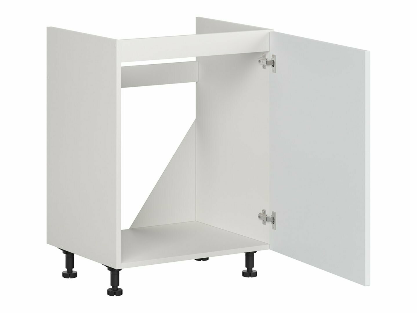 Dulap modular cu uși pentru chiuvetă Top White 124