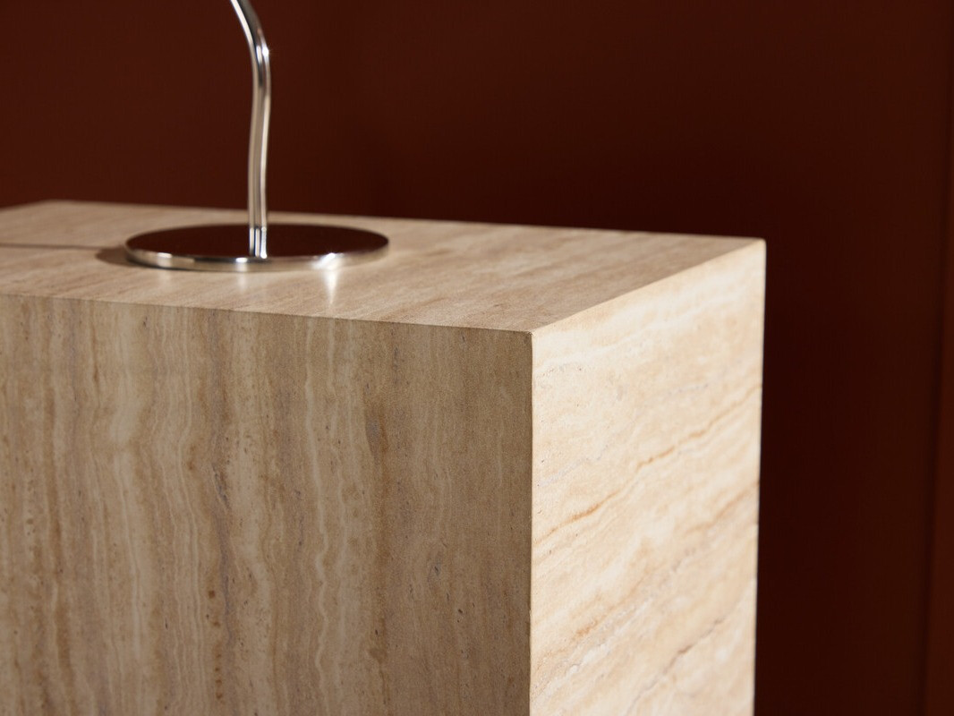 Măsuță laterală Dallas 5005 (Deschis Travertine)