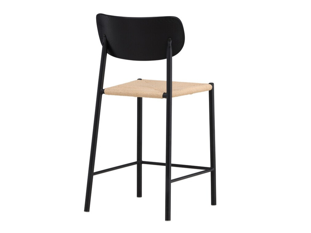 Scaun de bar Dallas 4705 (Negru + Maro deschis)
