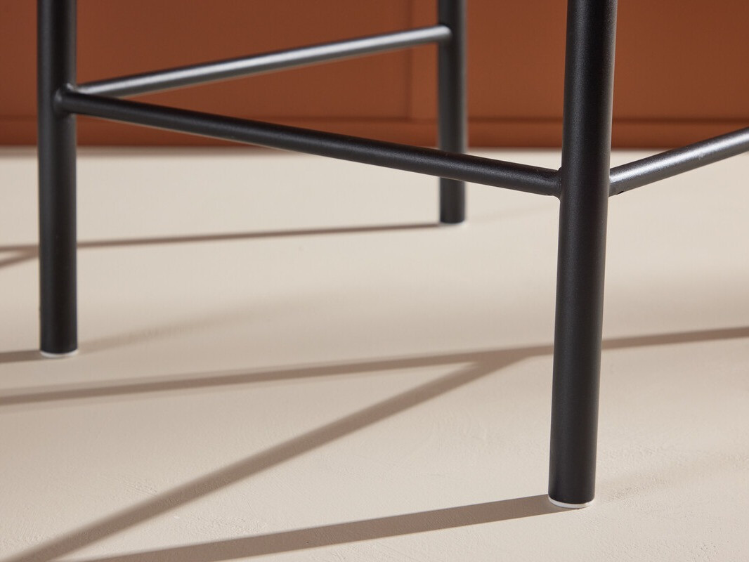 Scaun de bar Dallas 4705 (Negru + Maro deschis)