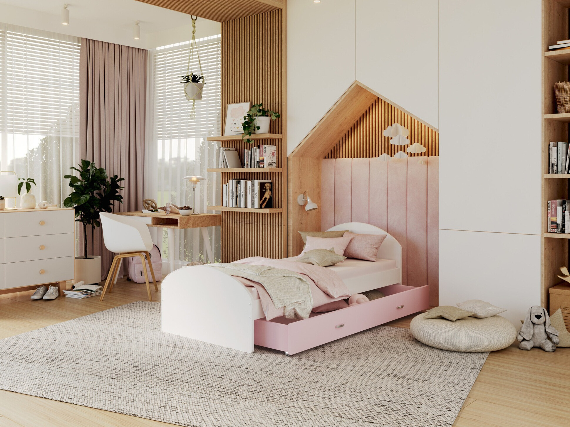 Pat Aurora 177 (Alb + Roze)