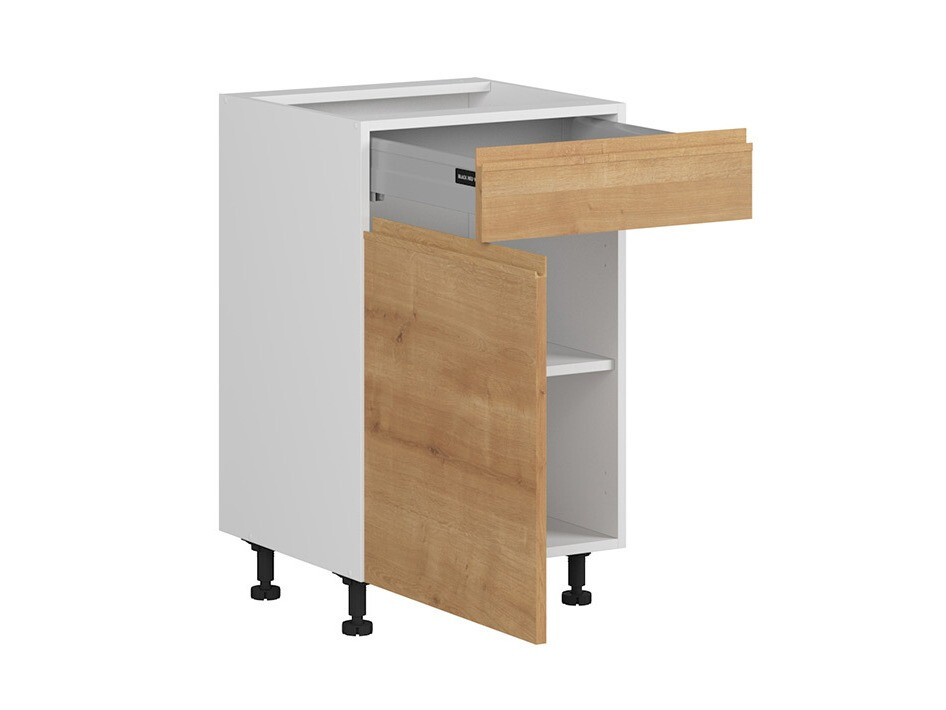 Dulap modular cu sertar și uși Soli Oak 104