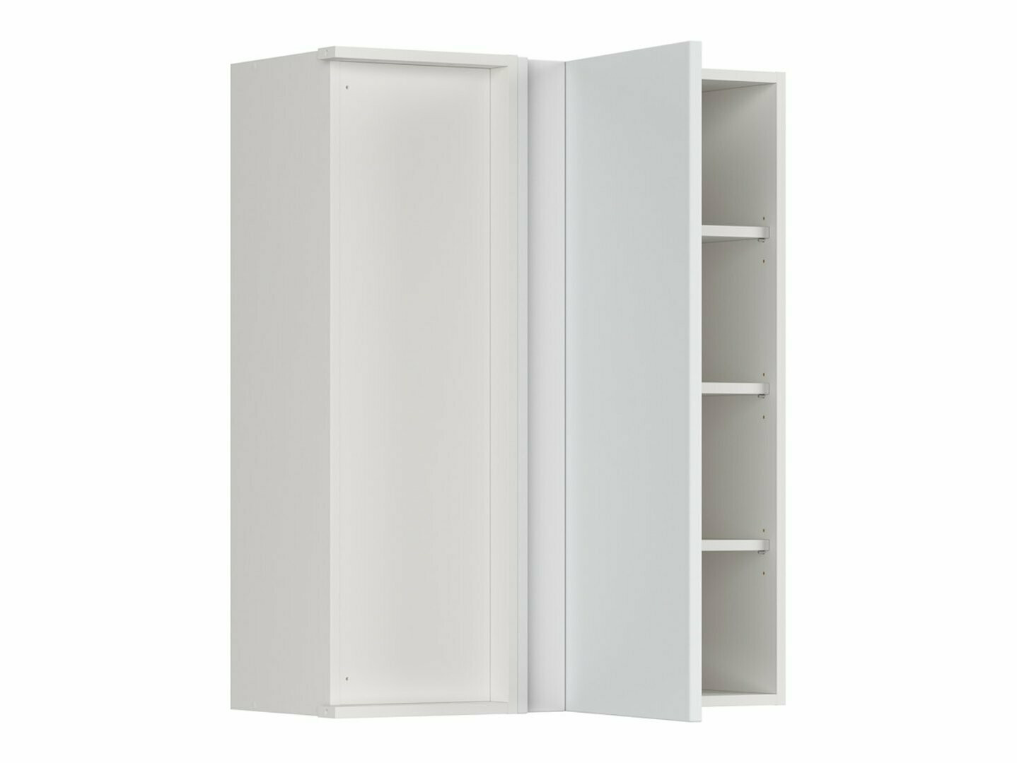 Dulap modular de colț pentru perete Top White 156