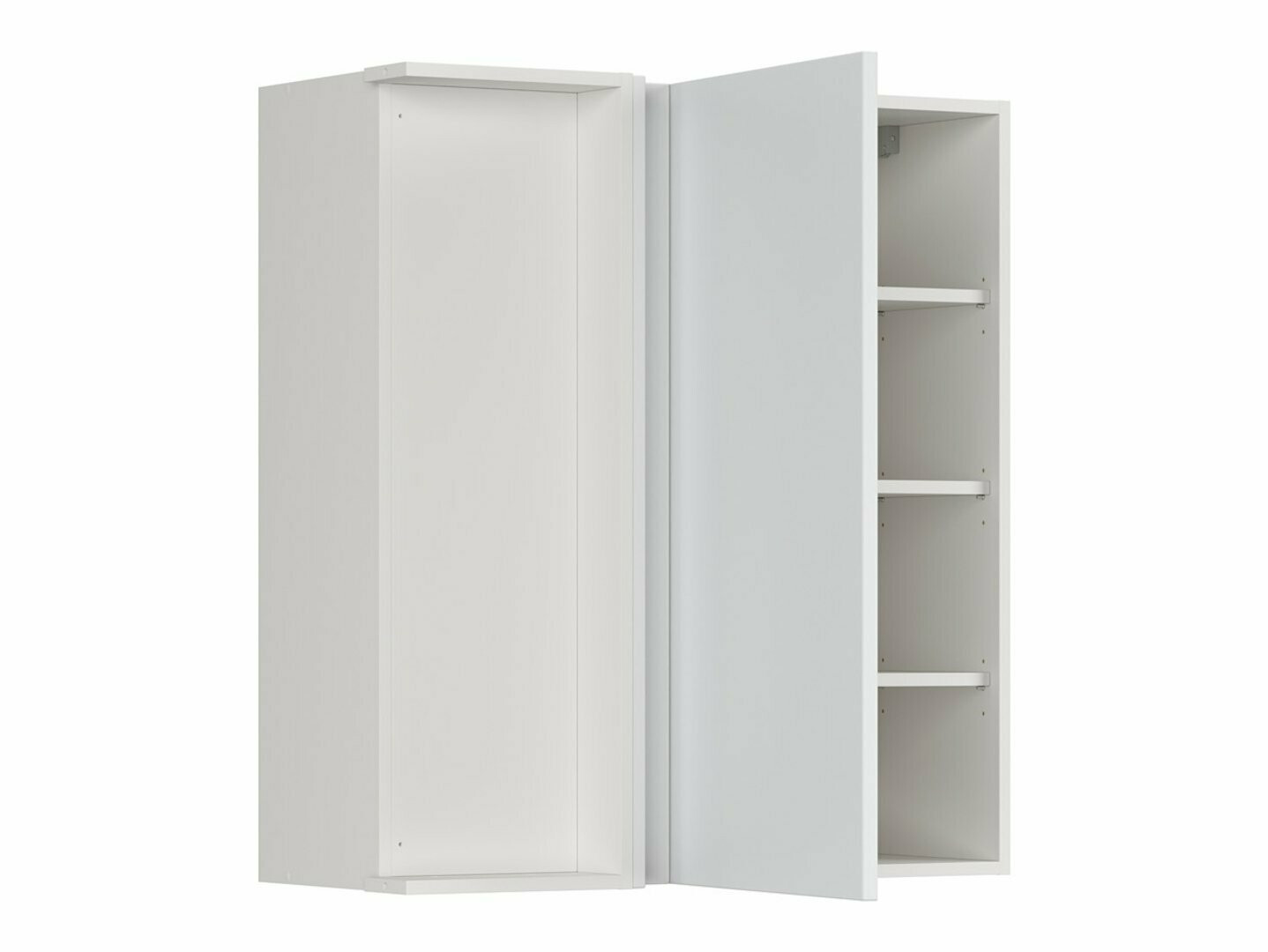 Dulap modular de colț pentru perete Top White 158