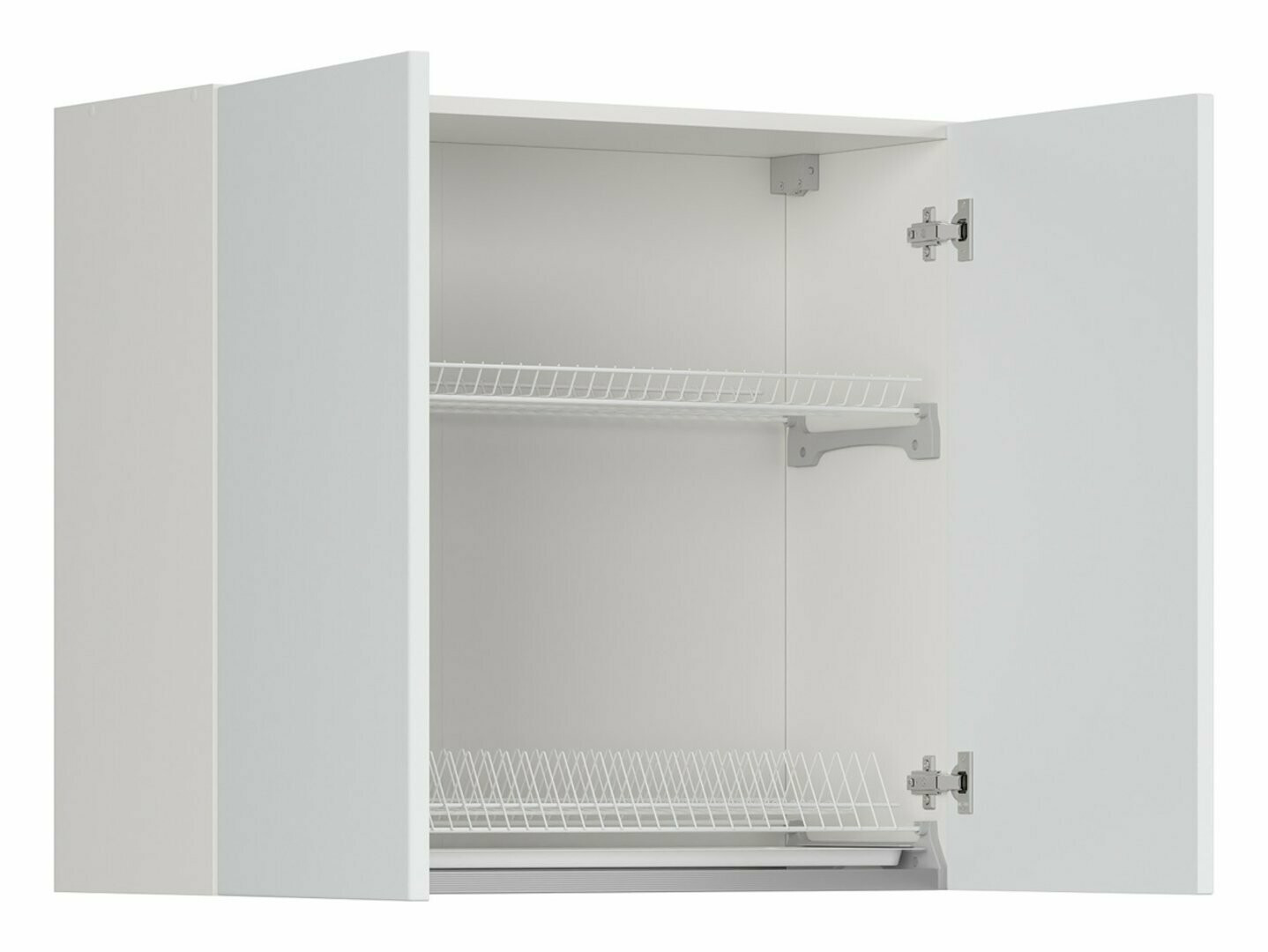 Dulap modular de perete cu suport pentru vase Top White 153