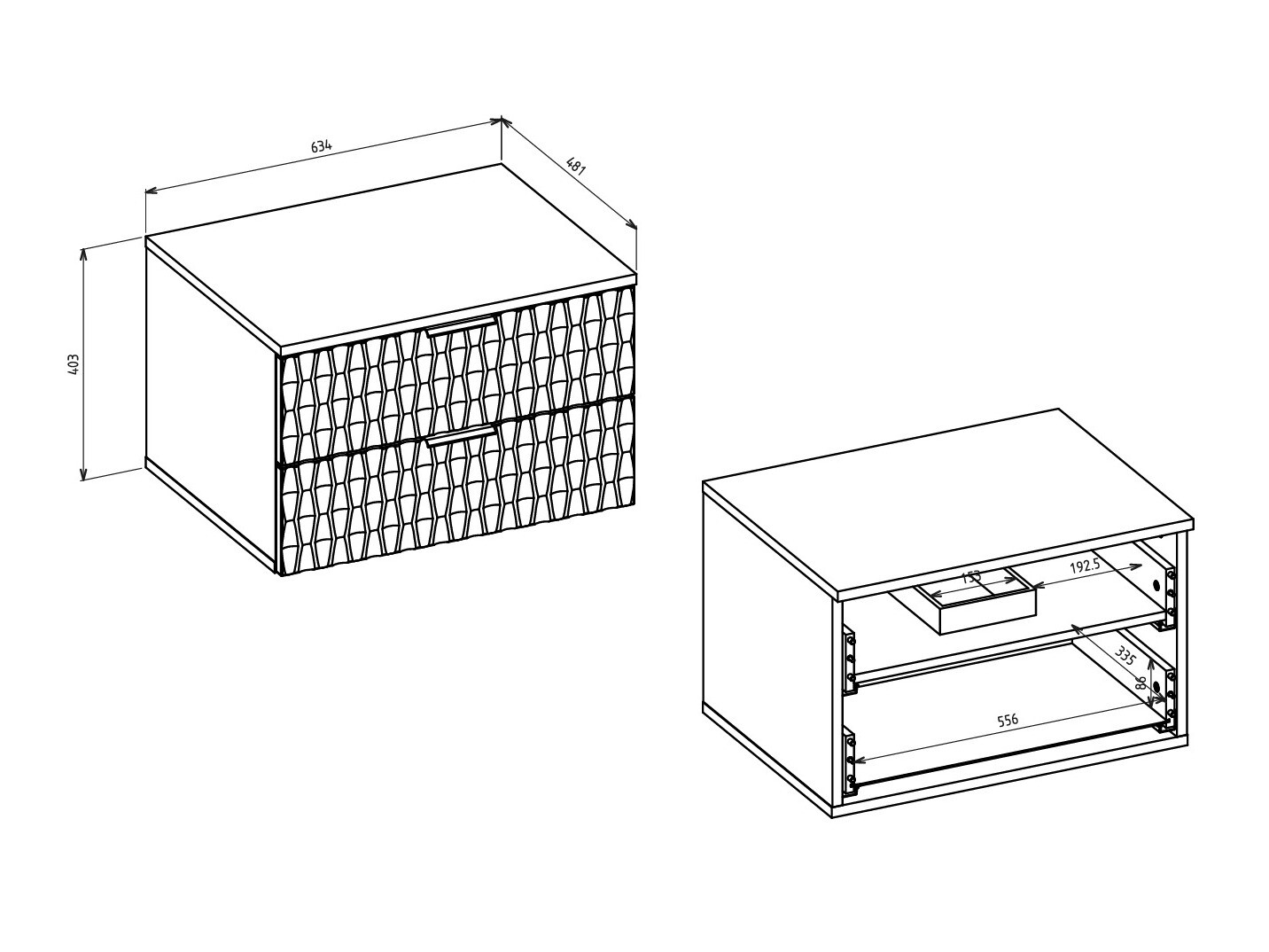 Cabinet atârnat pentru baie Elitese 102