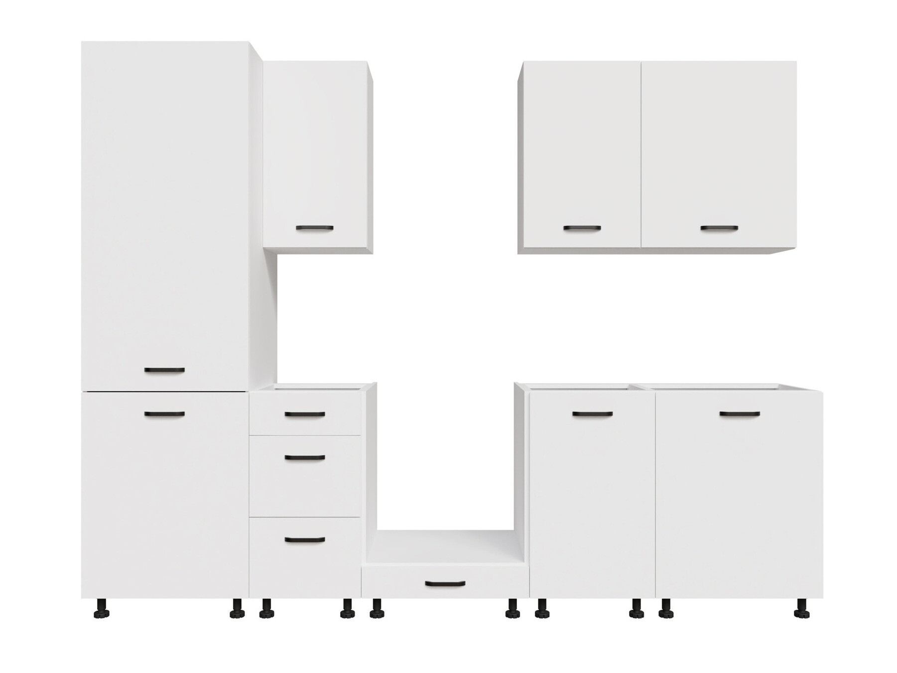 Set de bucătărie modular Top White 167
