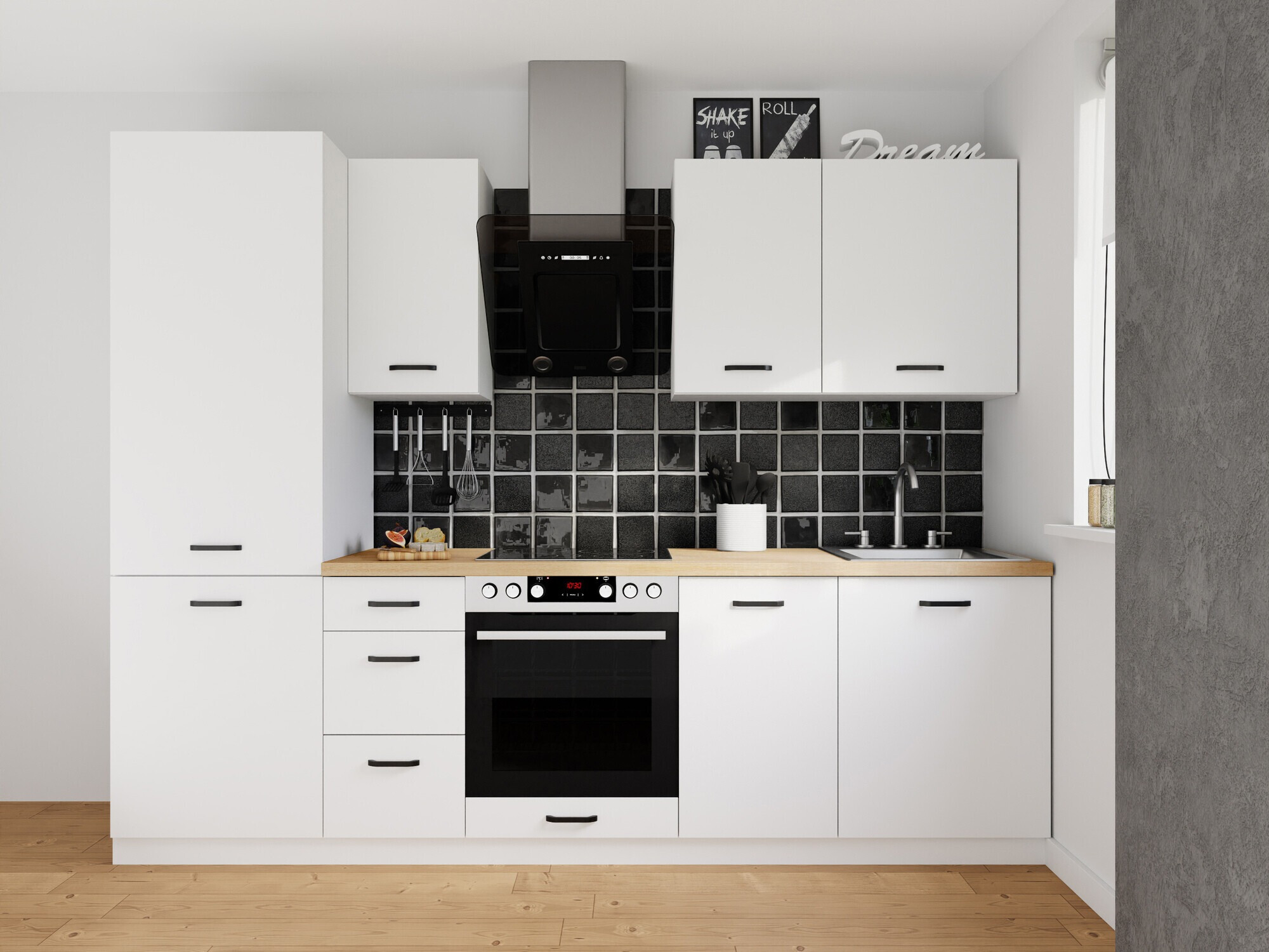Set de bucătărie modular Top White 167