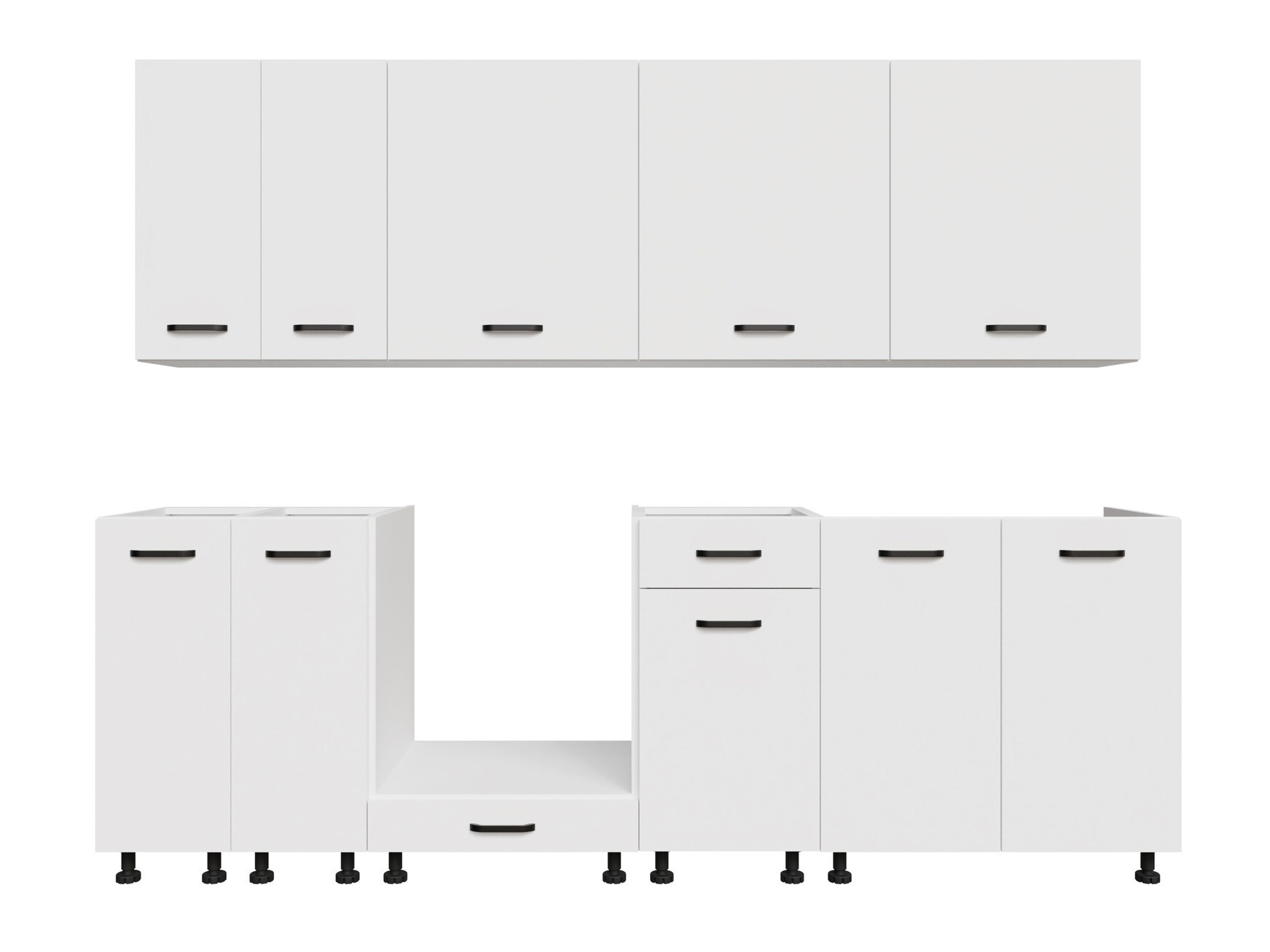 Set de bucătărie modular Top White 169