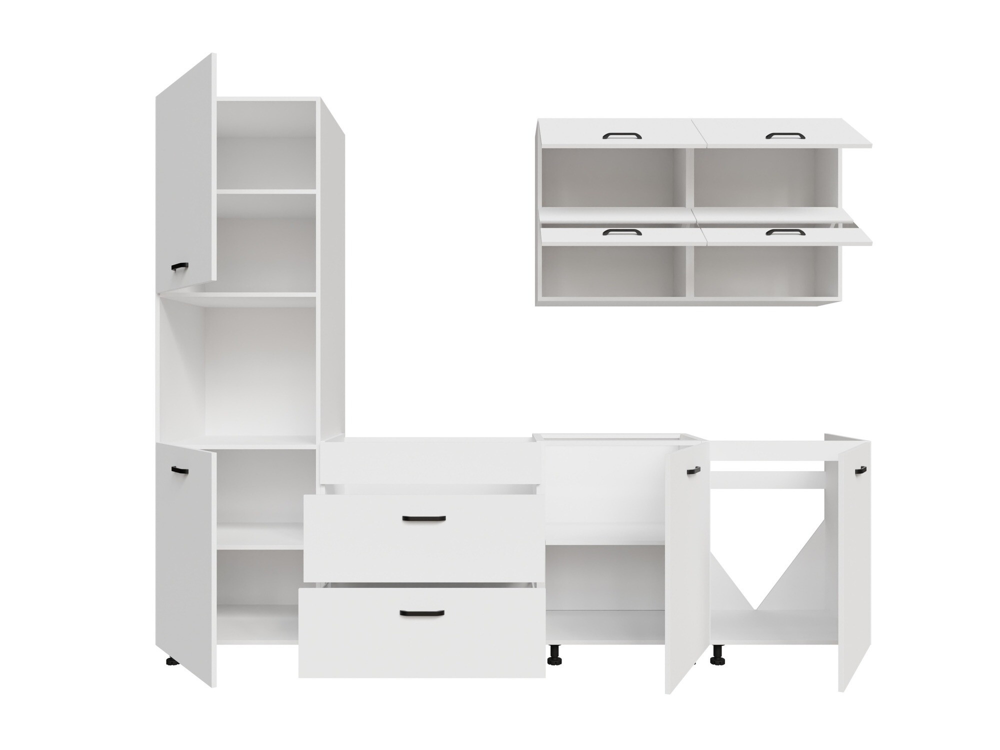 Set de bucătărie modular Top White 170