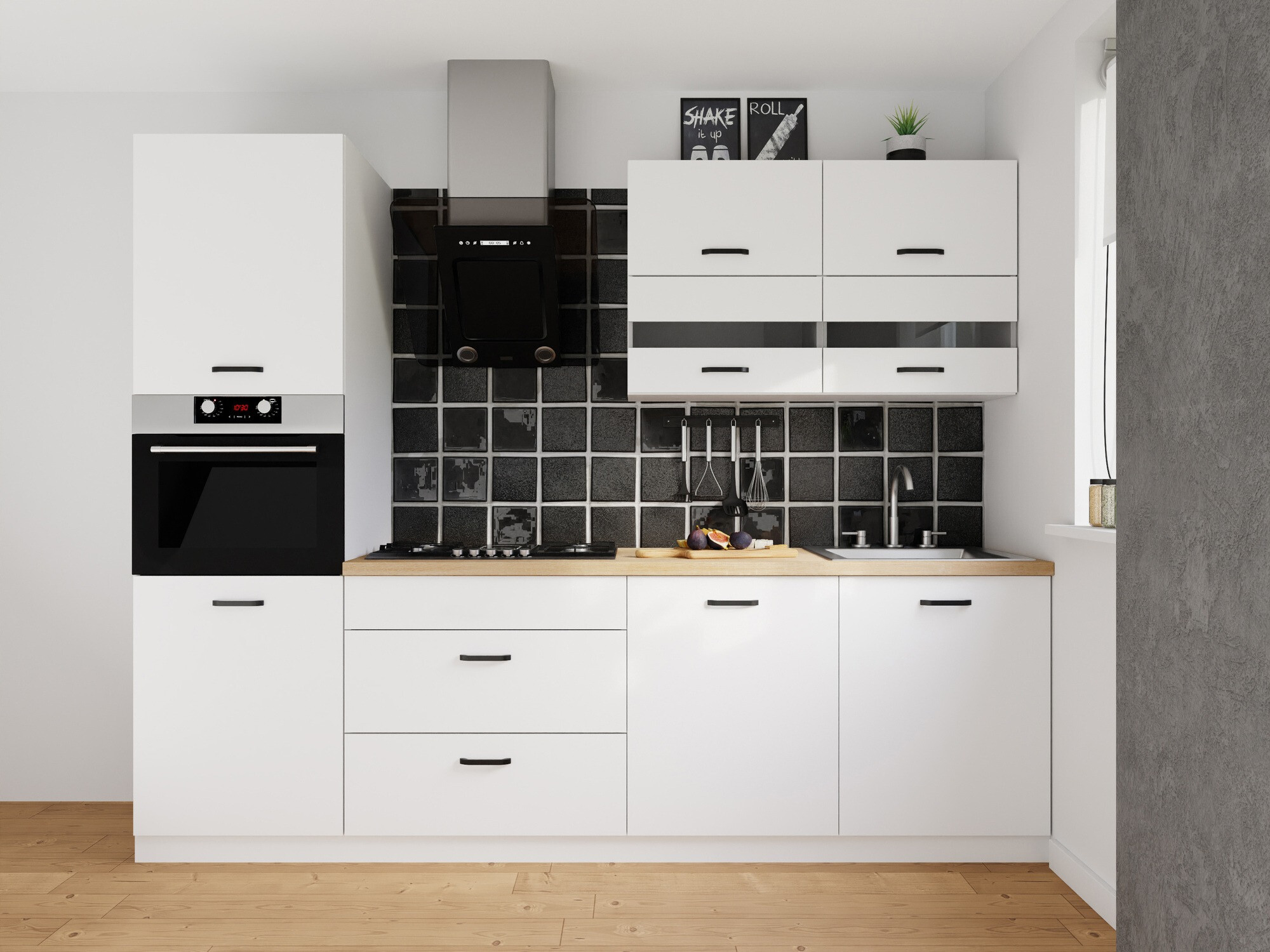 Set de bucătărie modular Top White 170