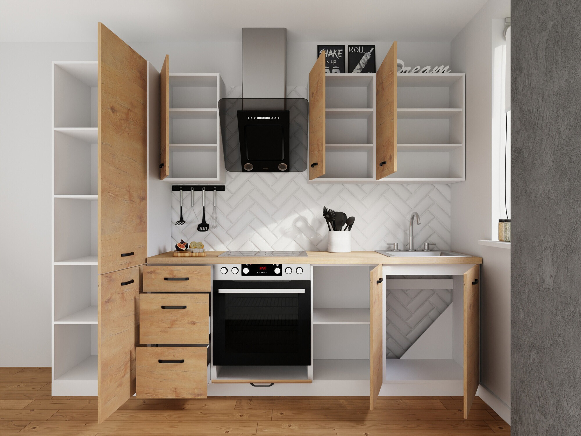 Set de bucătărie modular Amper Lancelot 169