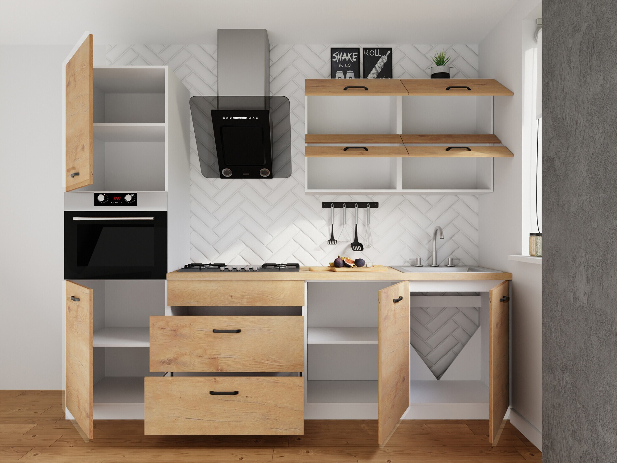 Set de bucătărie modular Amper Lancelot 171