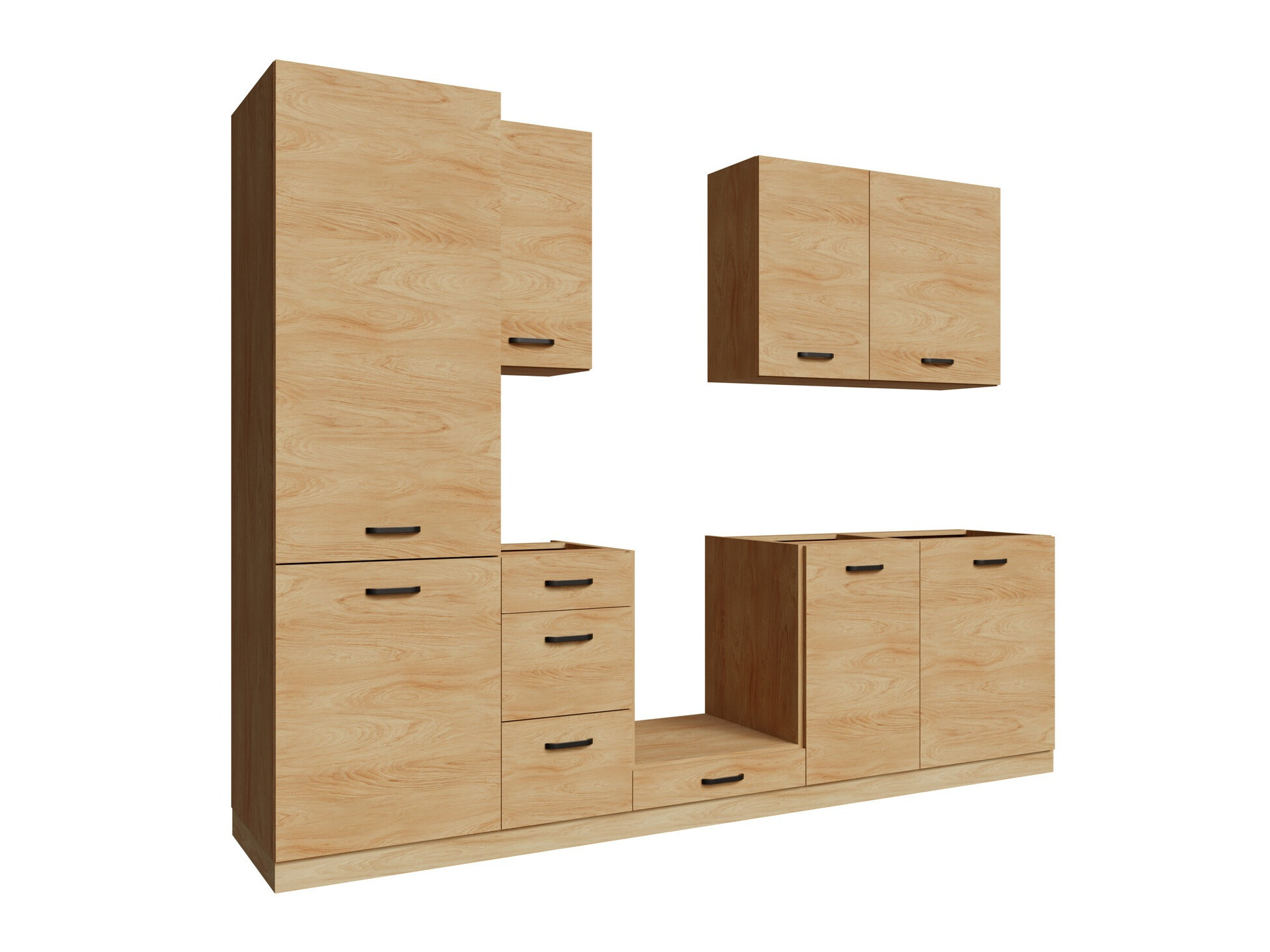 Set de bucătărie modular Amper Oak 167