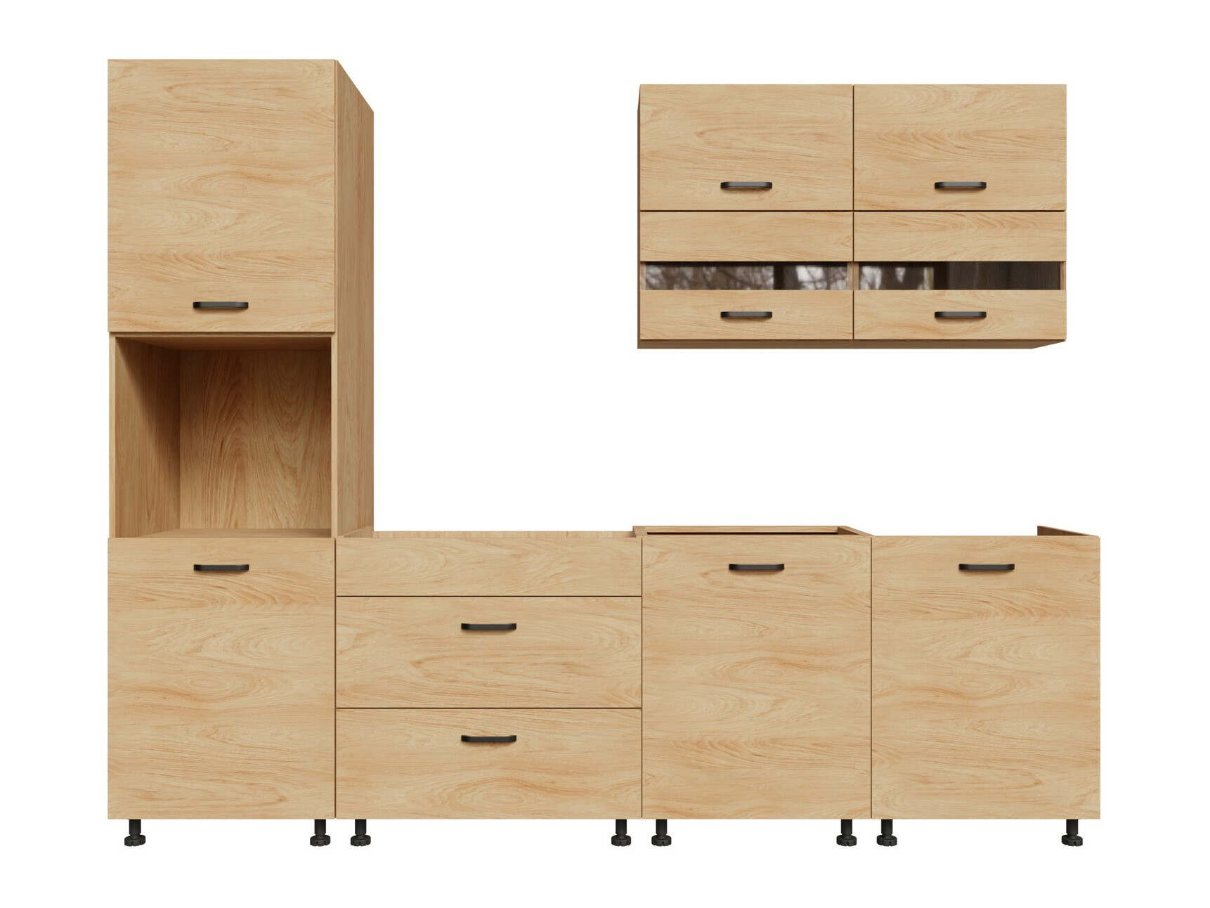 Set de bucătărie modular Amper Oak 168