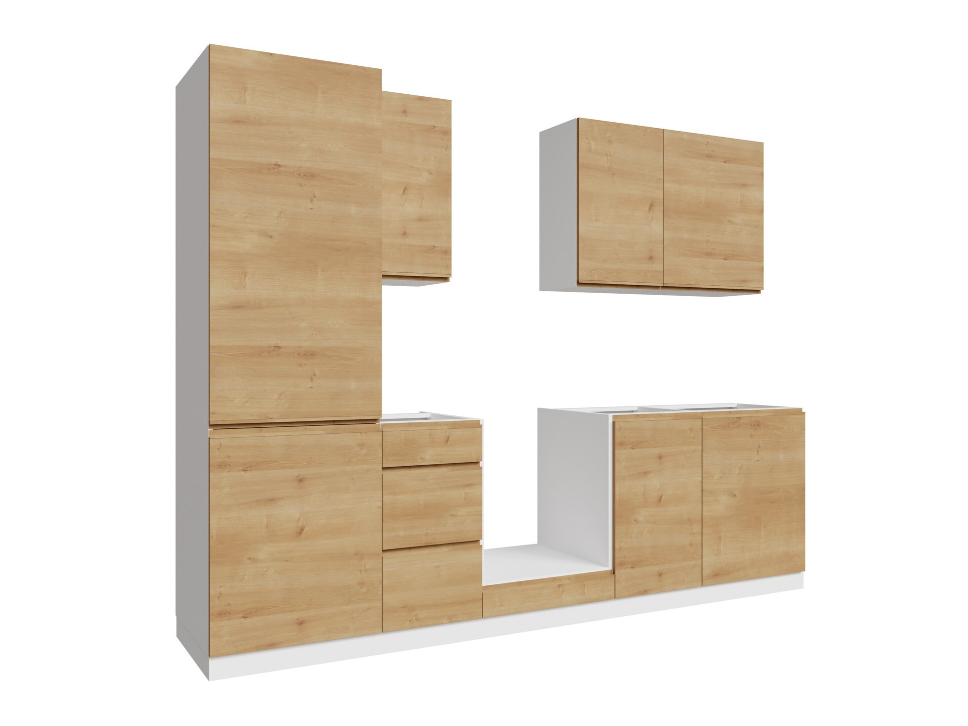 Set de bucătărie modular Soli Oak 162