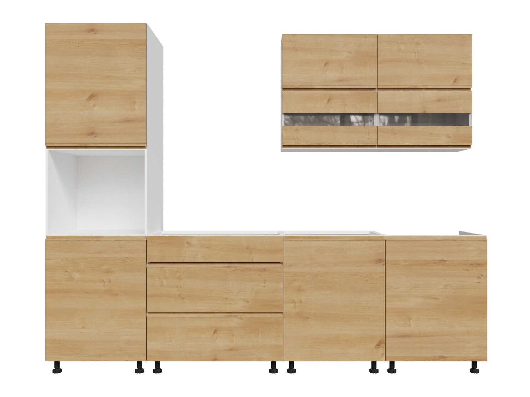 Set de bucătărie modular Soli Oak 164