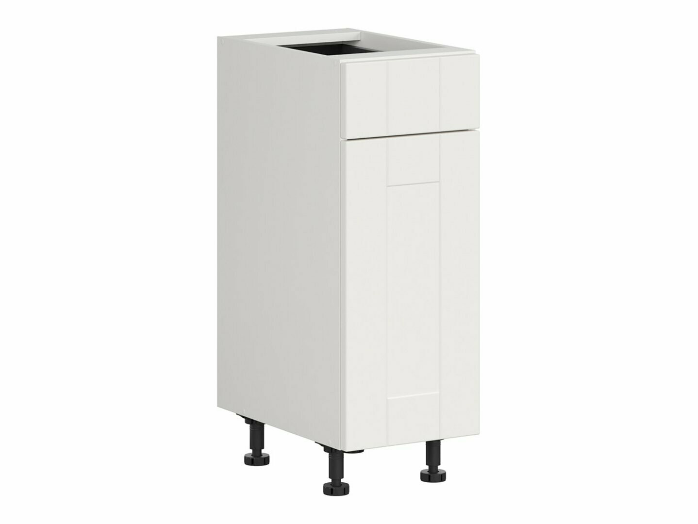 Dulap modular cu sertar și uși Eva White 102