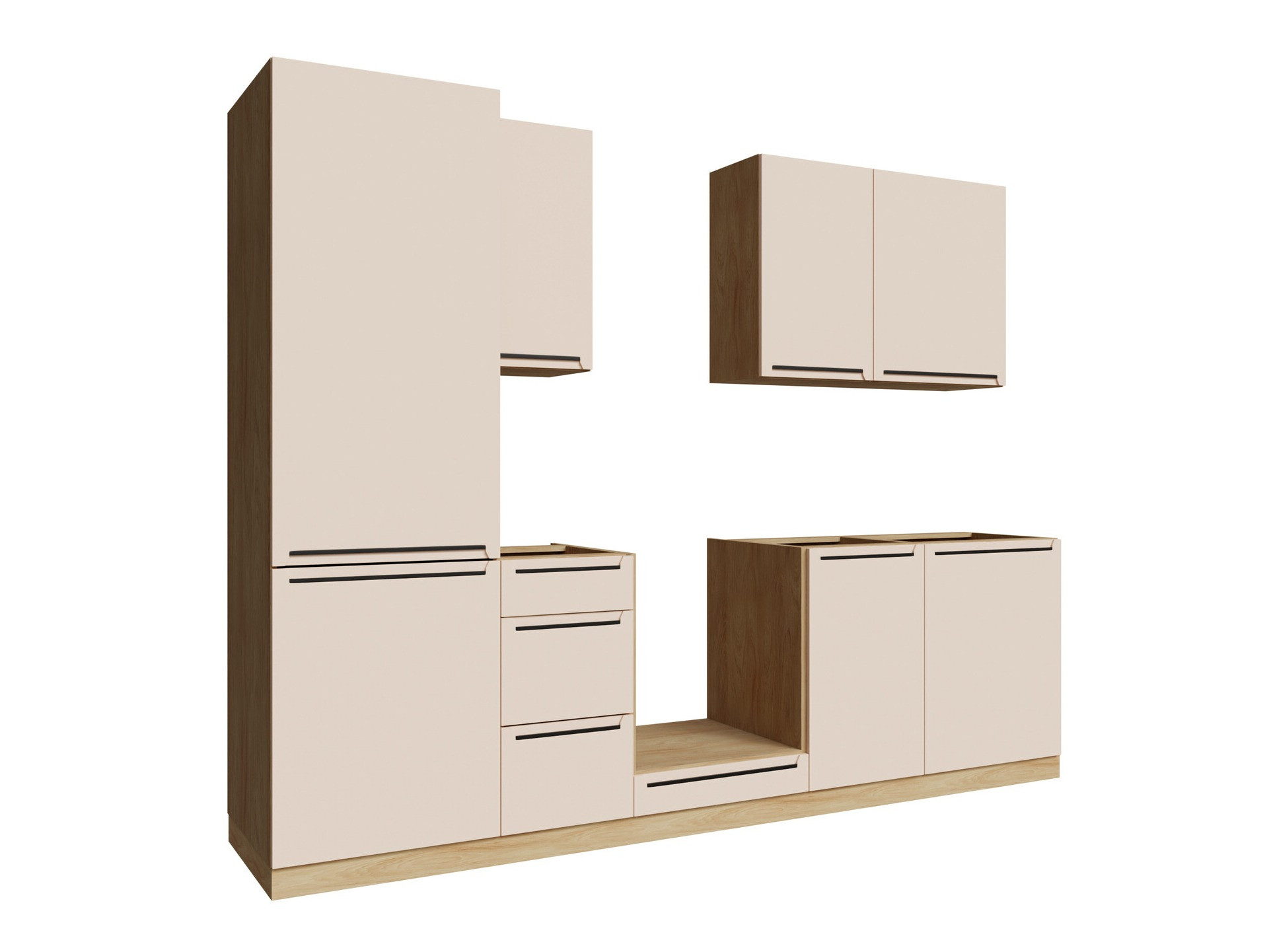 Set de bucătărie modular Riso Beige 169