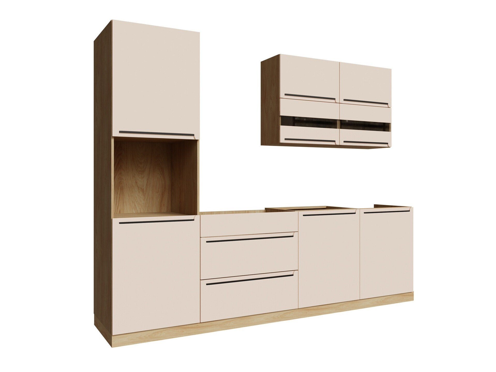 Set de bucătărie modular Riso Beige 171